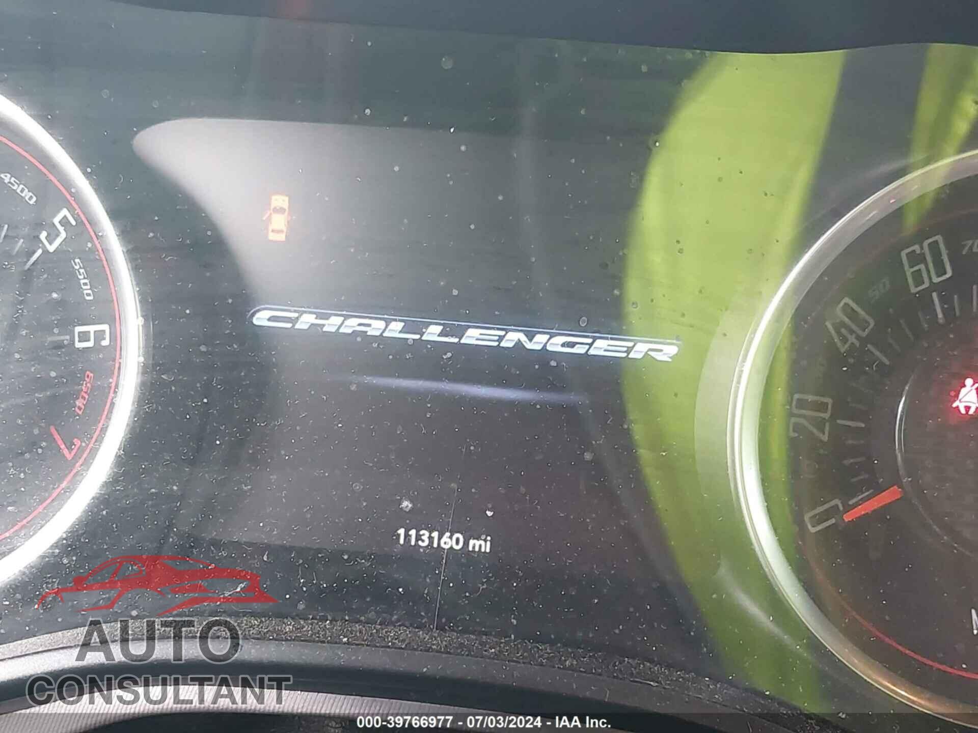 DODGE CHALLENGER 2019 - 2C3CDZAG2KH641963