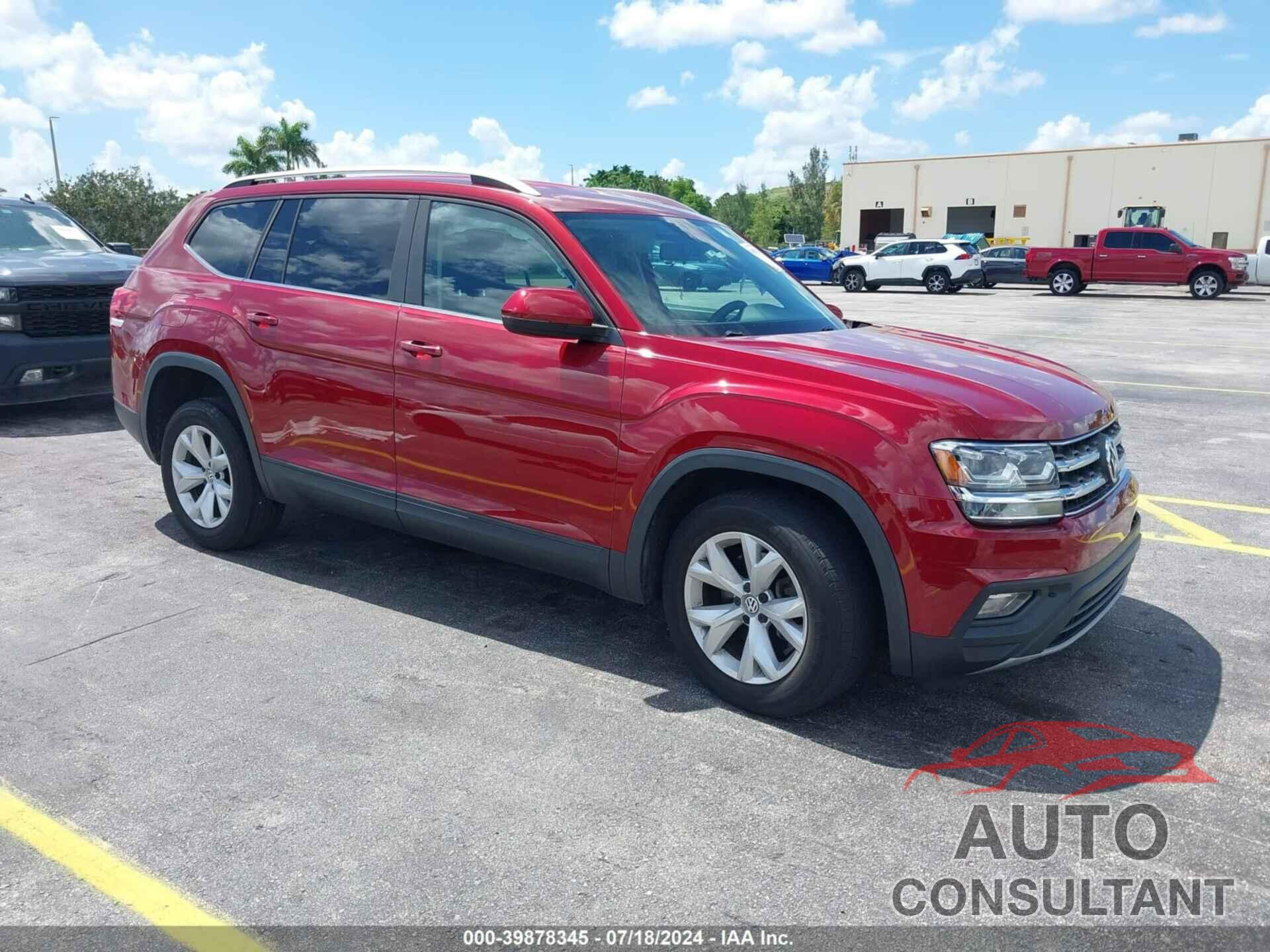 VOLKSWAGEN ATLAS 2018 - 1V2CP2CA5JC592874