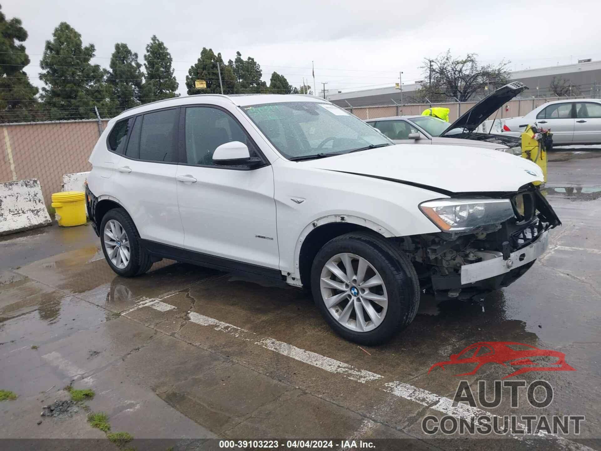 BMW X3 2016 - 5UXWX9C50G0D82883