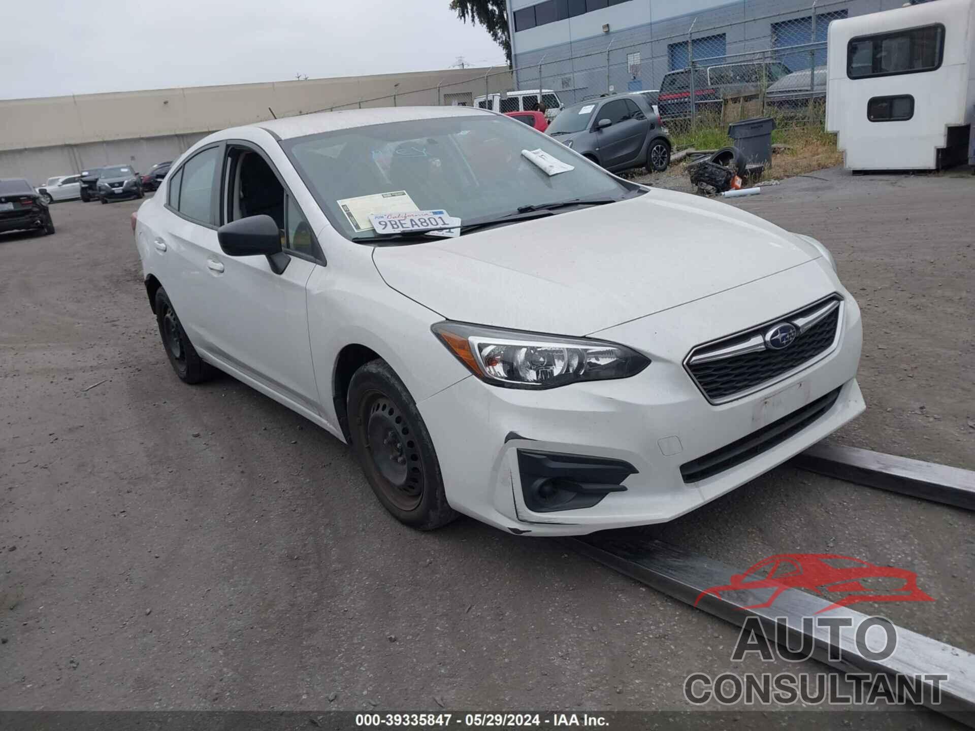 SUBARU IMPREZA 2018 - 4S3GKAA69J3623098