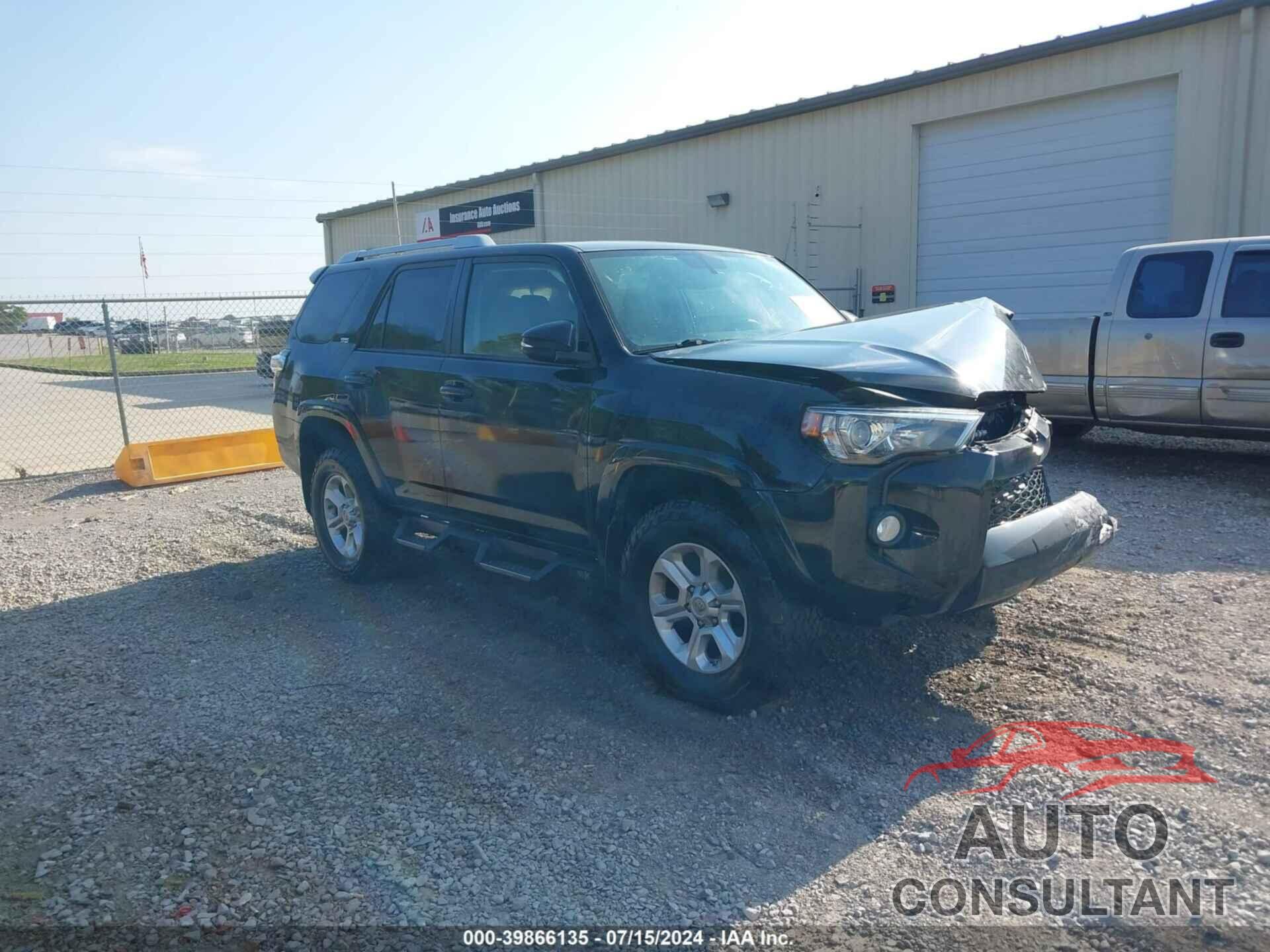 TOYOTA 4RUNNER 2018 - JTEBU5JR2J5553272