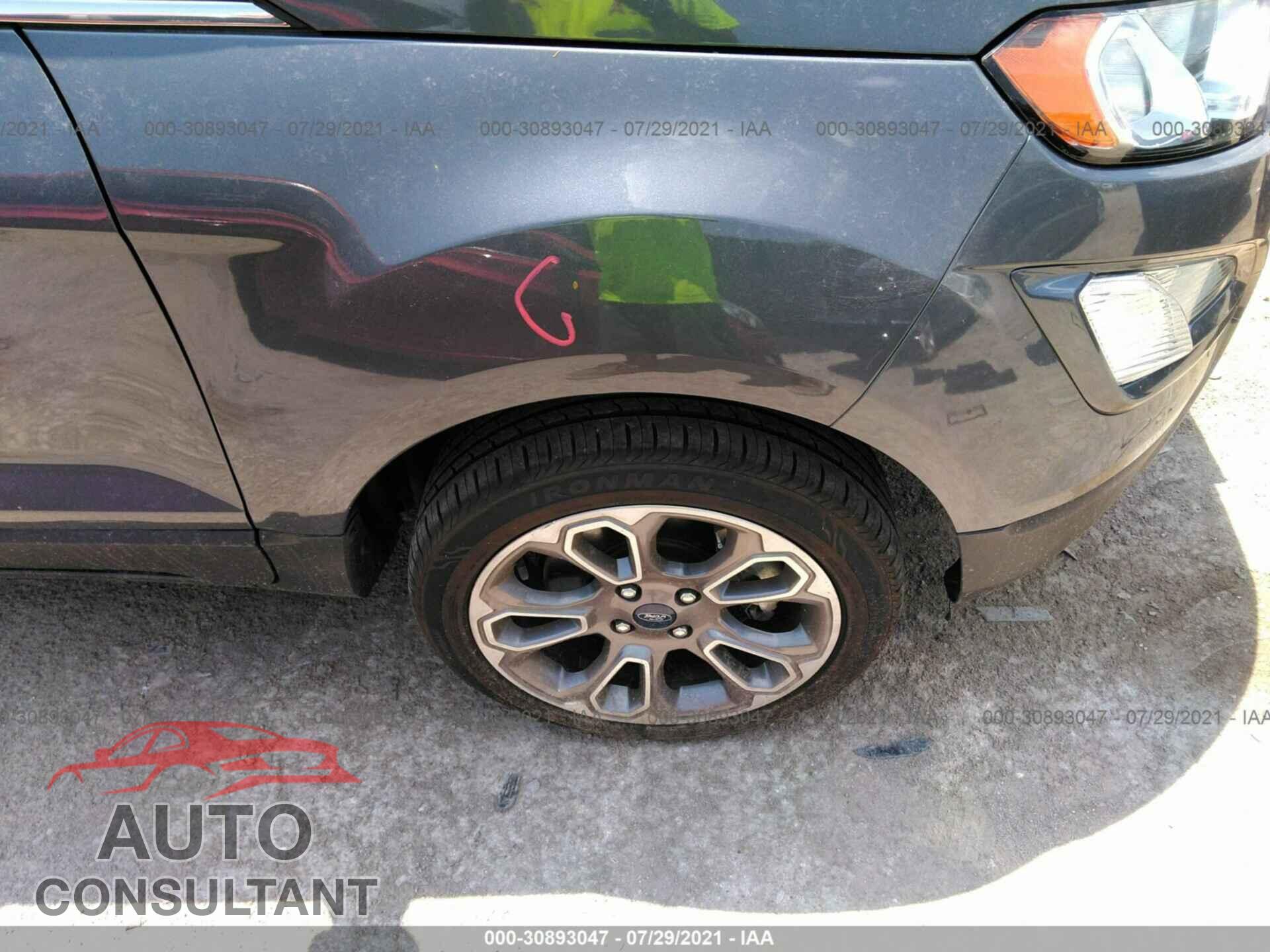 FORD ECOSPORT 2019 - MAJ6S3KL6KC294282