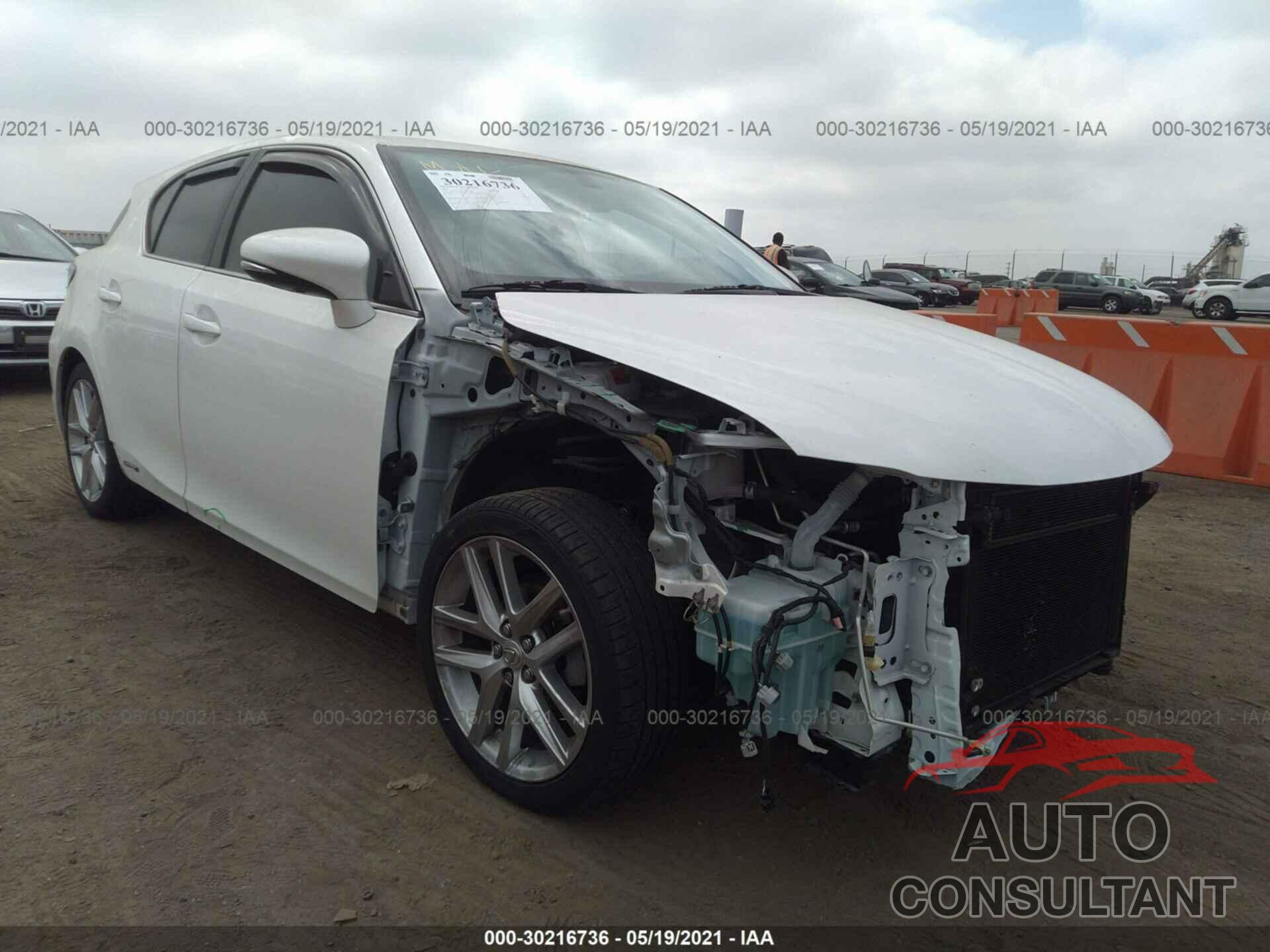 LEXUS CT 200H 2016 - JTHKD5BH4G2258550