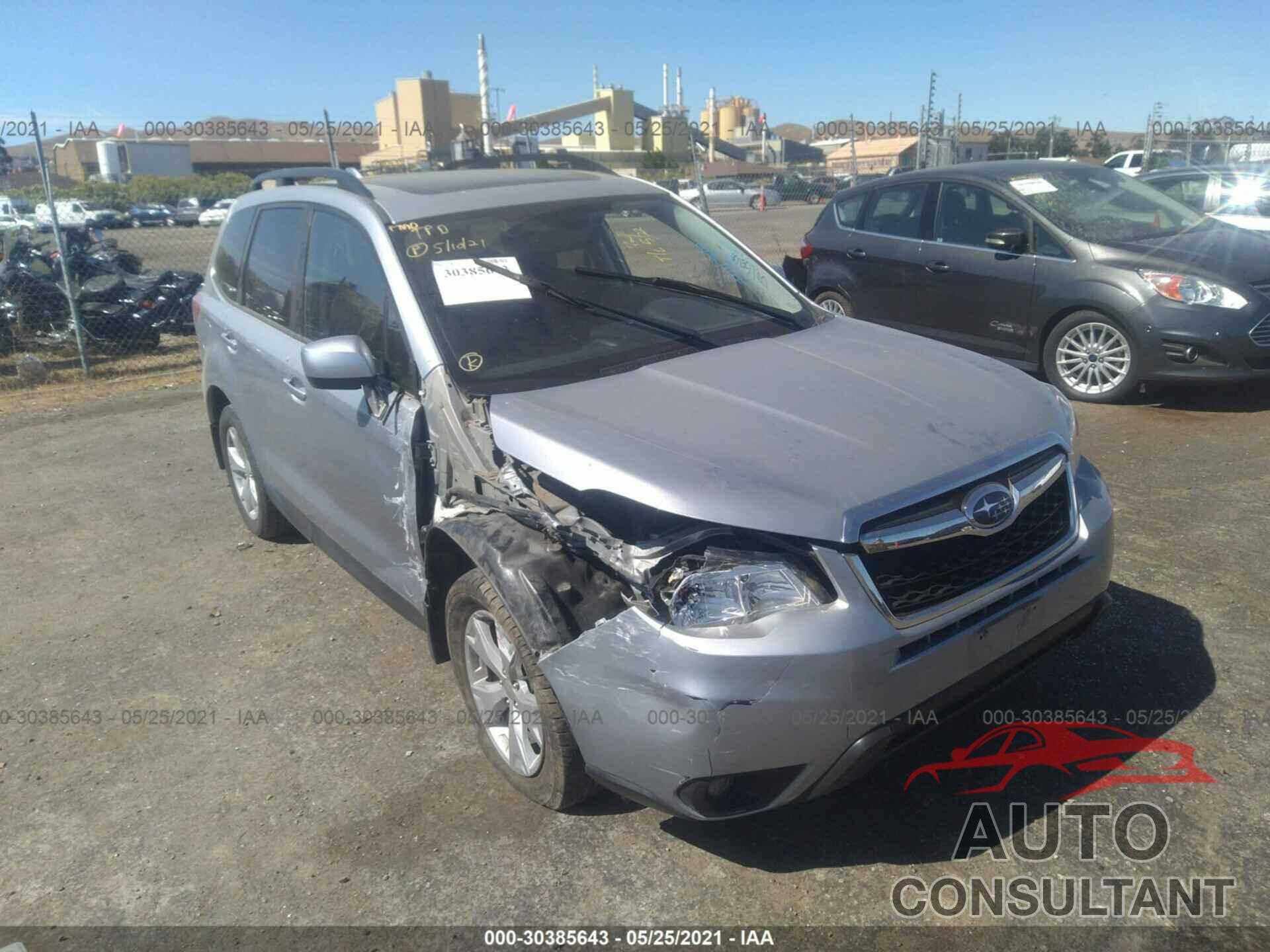 SUBARU FORESTER 2016 - JF2SJAFC1GH539284