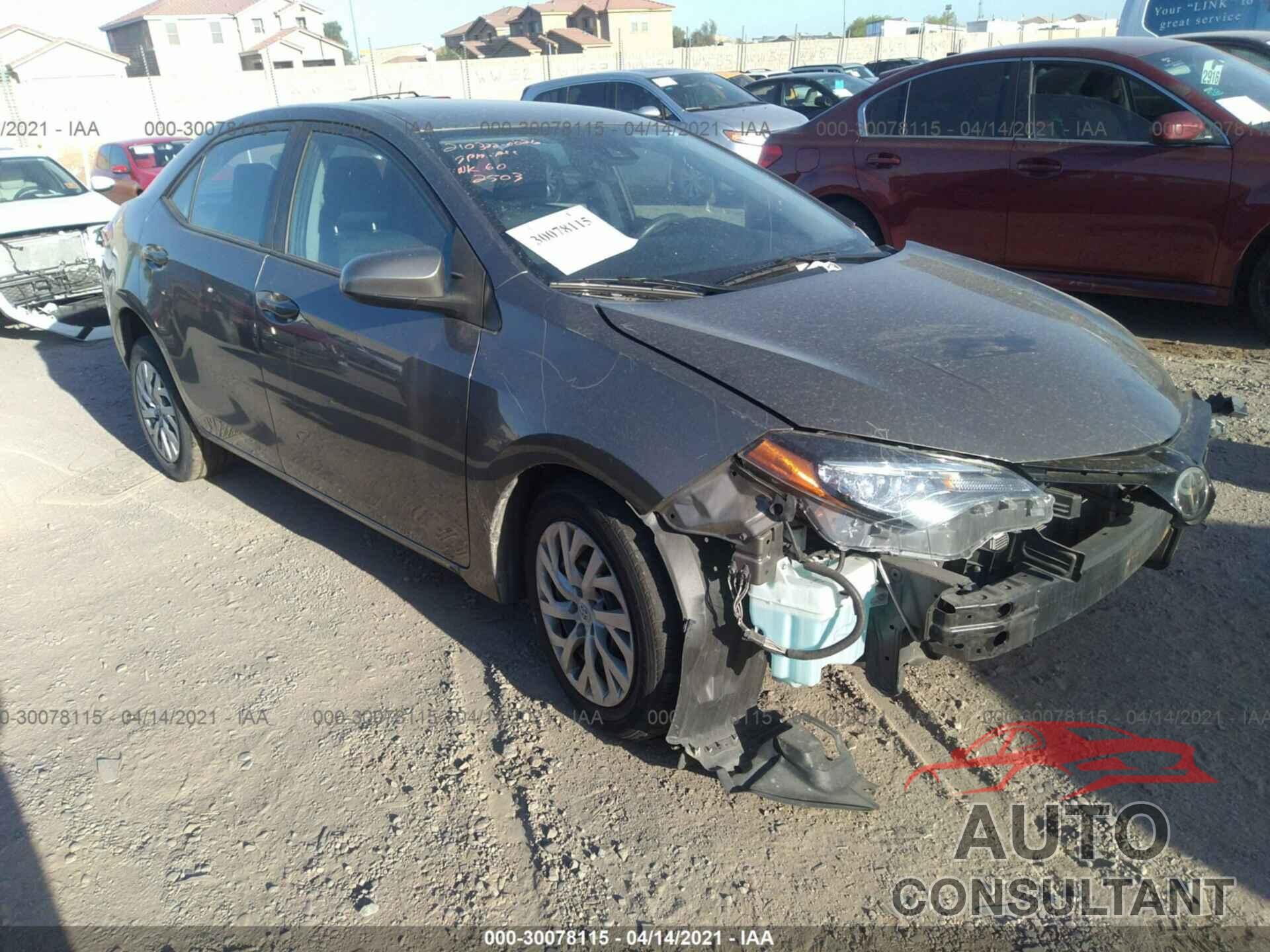 TOYOTA COROLLA 2017 - 2T1BURHE9HC802503