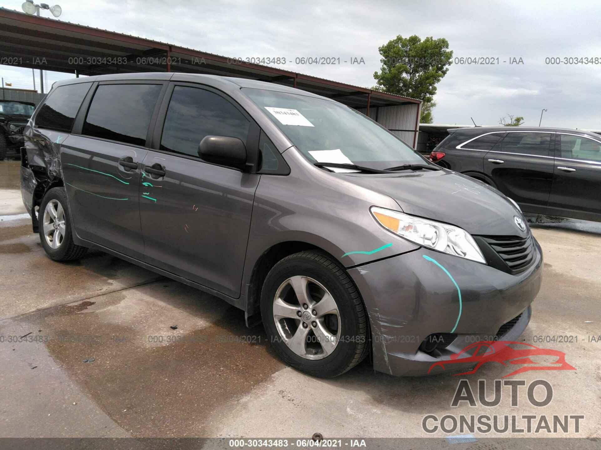 TOYOTA SIENNA 2017 - 5TDZZ3DC9HS887724