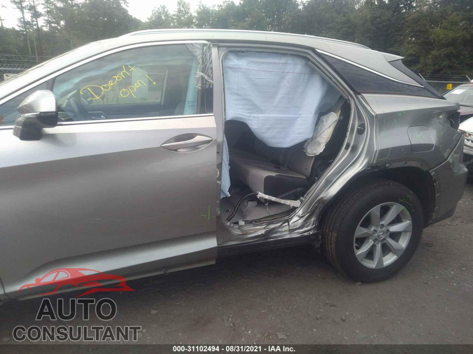 LEXUS RX 2017 - 2T2BZMCA1HC060716