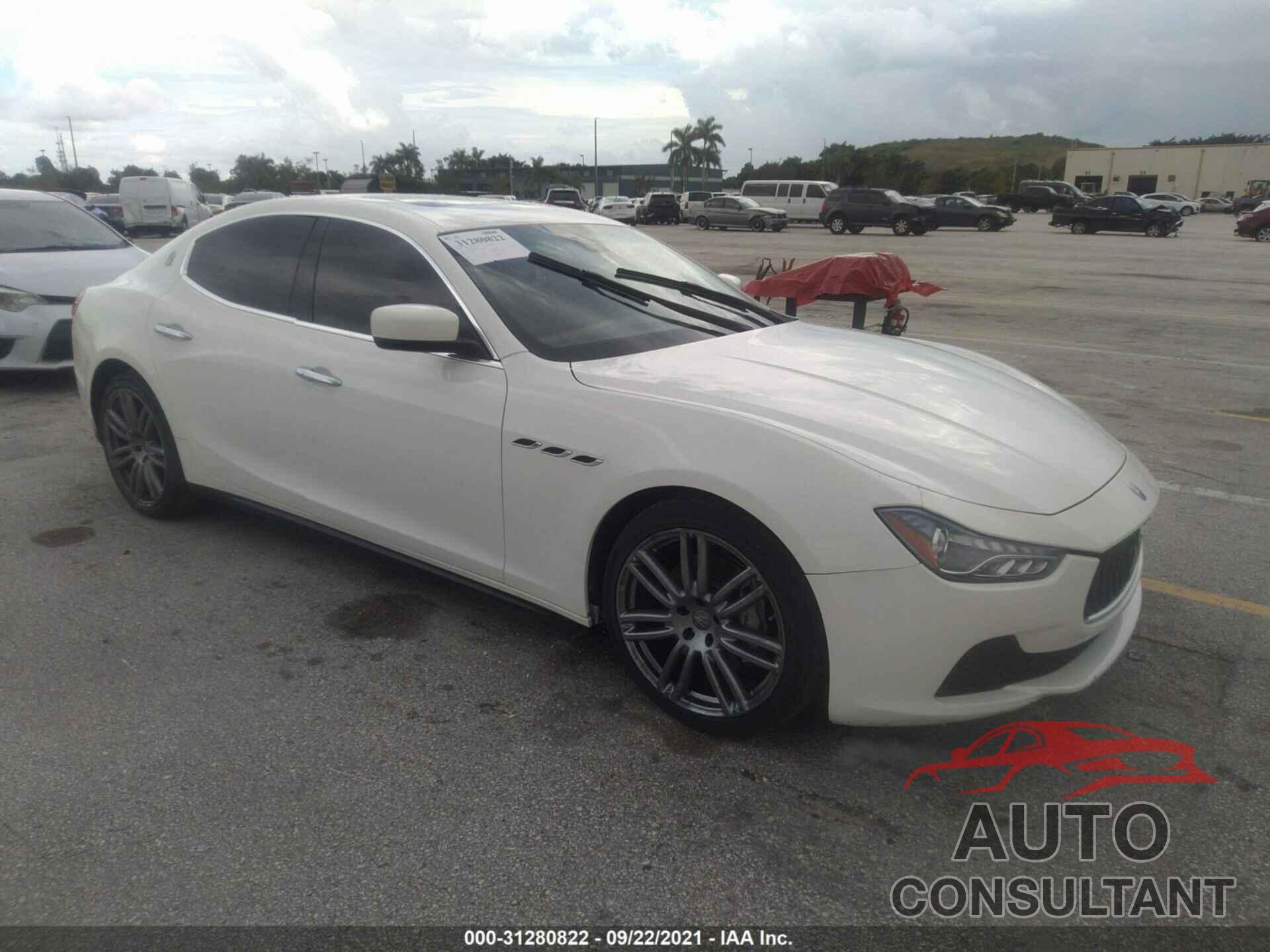 MASERATI GHIBLI 2016 - ZAM57XSA3G1165234