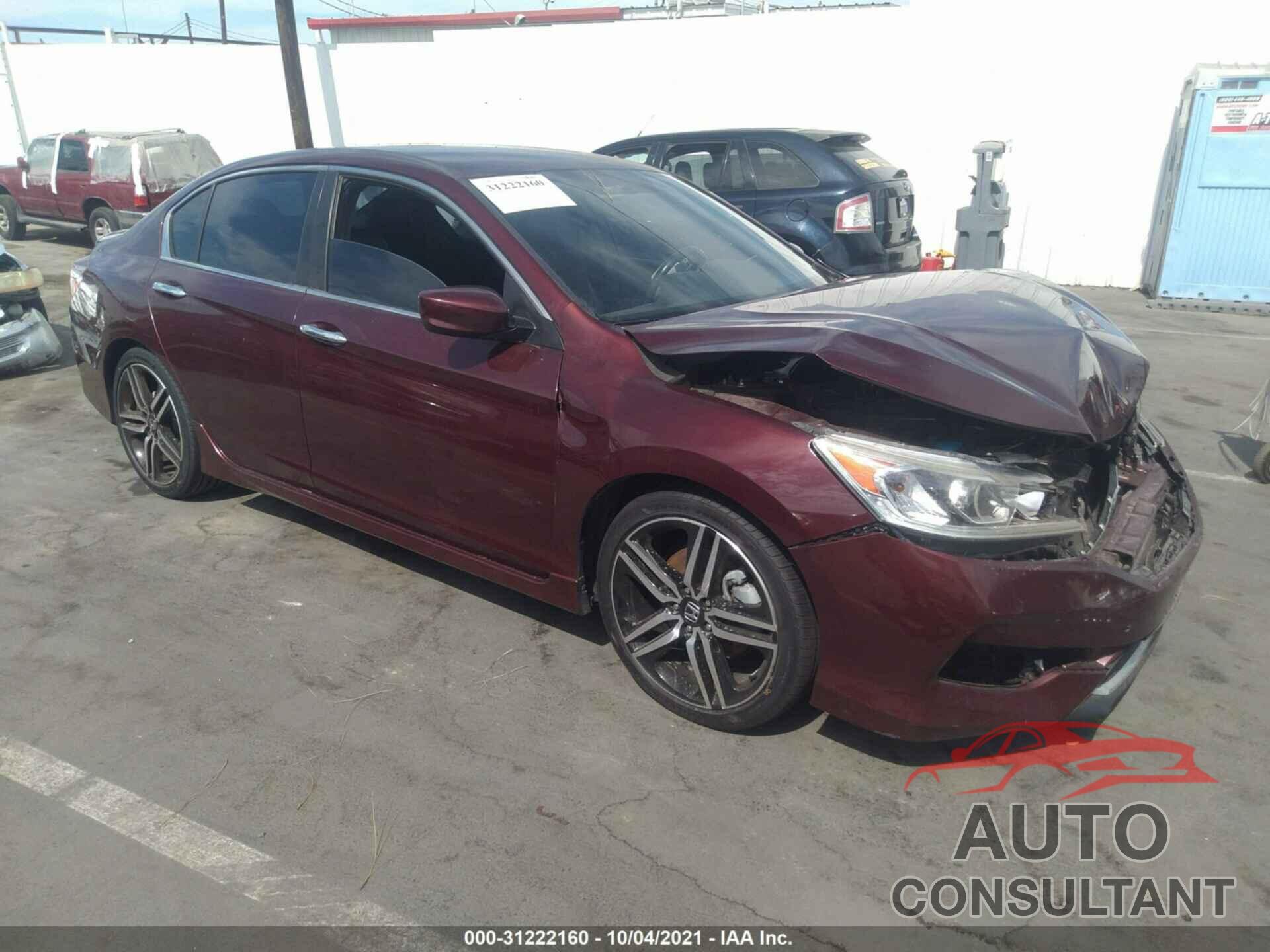 HONDA ACCORD SEDAN 2017 - 1HGCR2F56HA101732