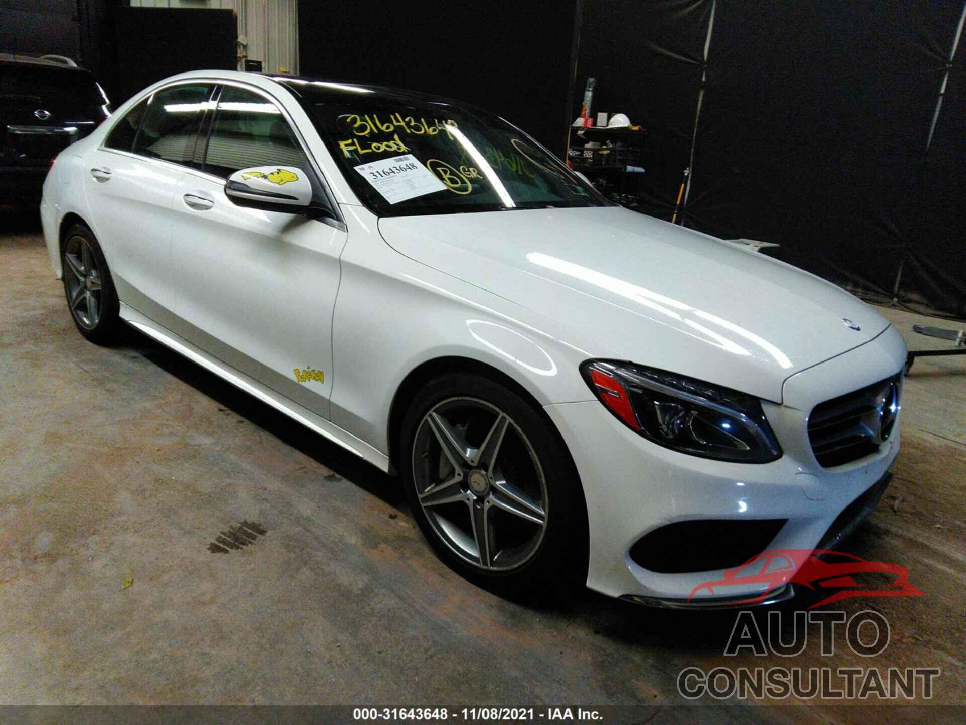 MERCEDES-BENZ C-CLASS 2016 - WDDWF4KBXGR127123