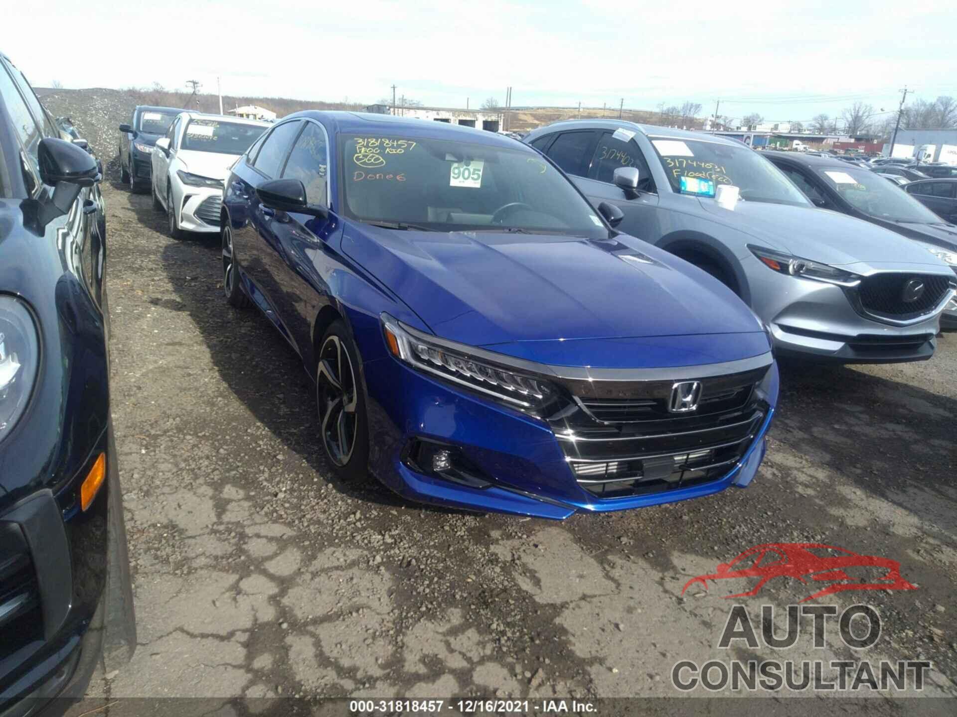 HONDA ACCORD SEDAN 2021 - 1HGCV2F37MA012806