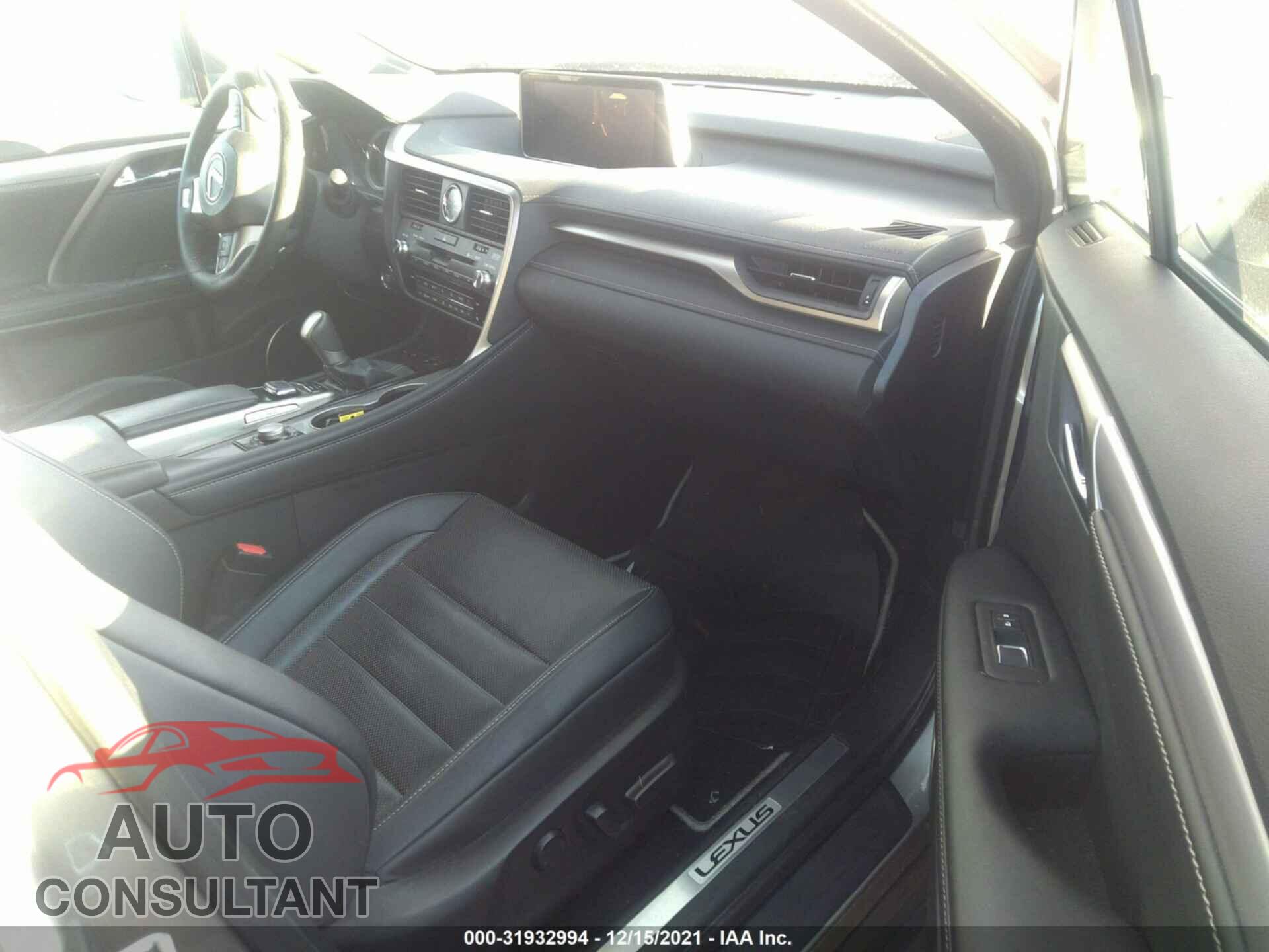 LEXUS RX 2017 - 2T2BZMCA6HC109487