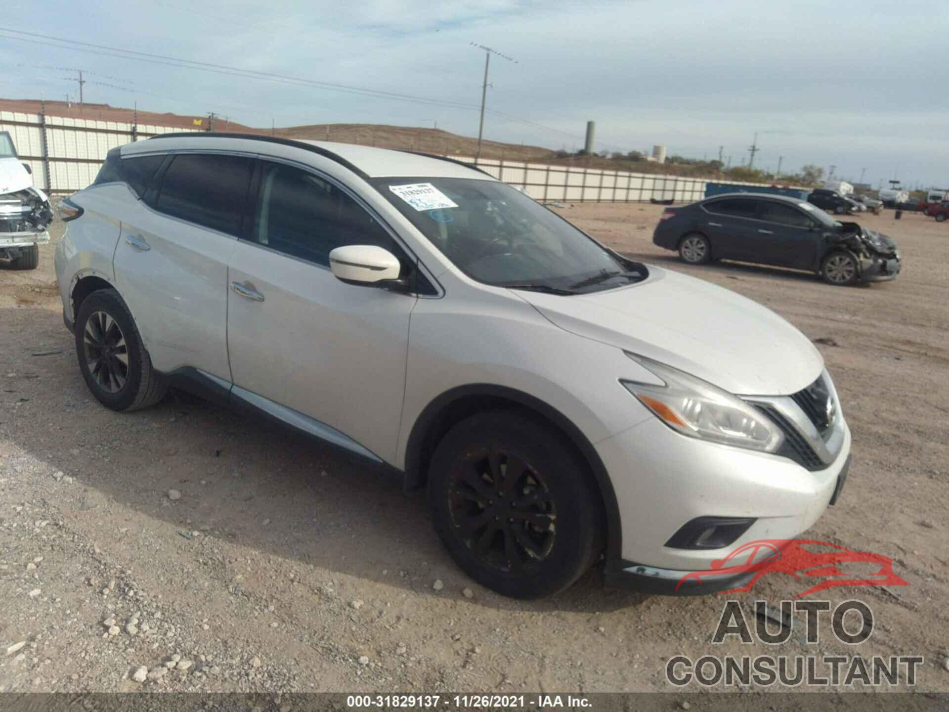 NISSAN MURANO 2016 - 5N1AZ2MG4GN125671