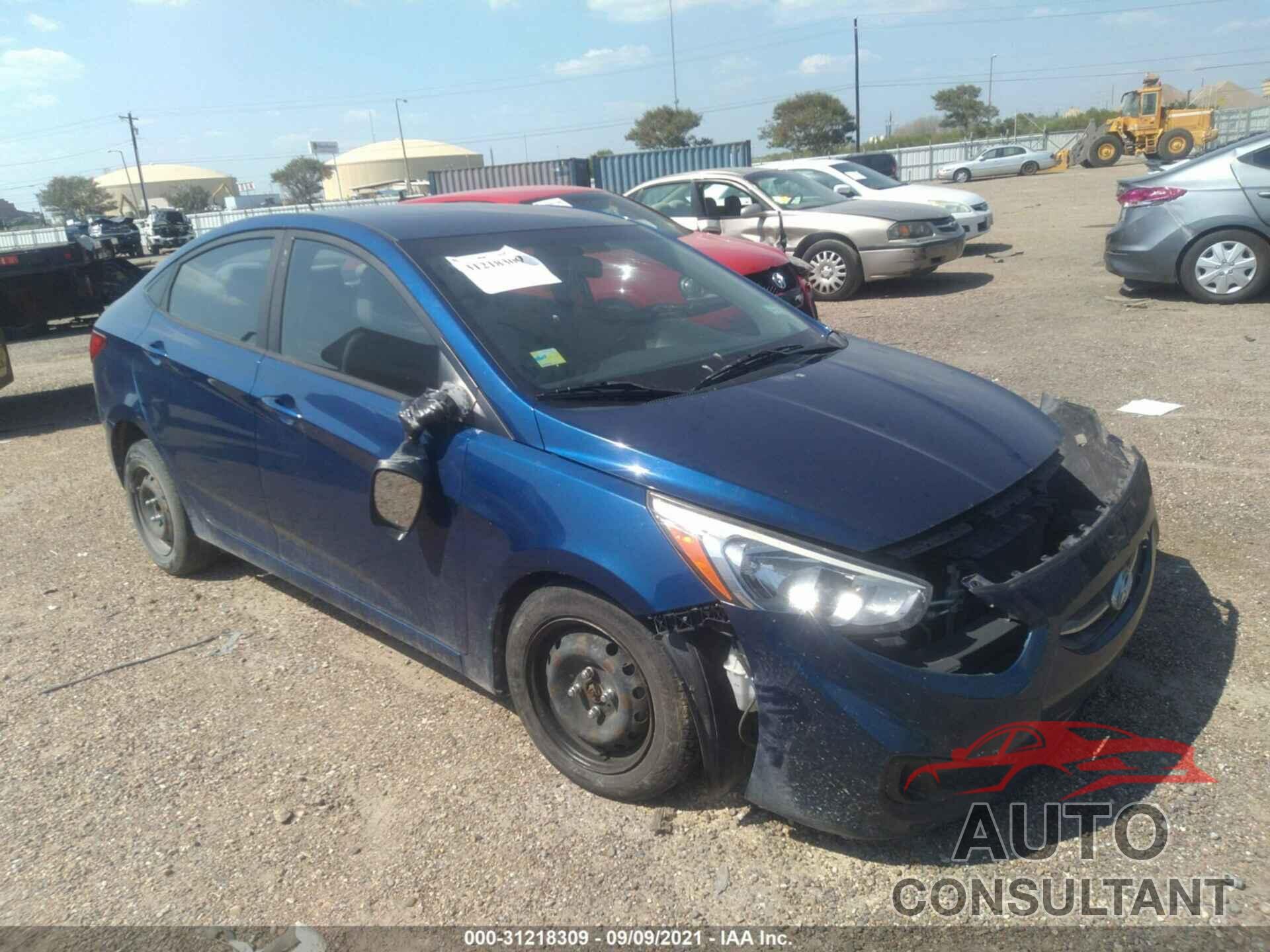 HYUNDAI ACCENT 2016 - KMHCT4AEXGU089953