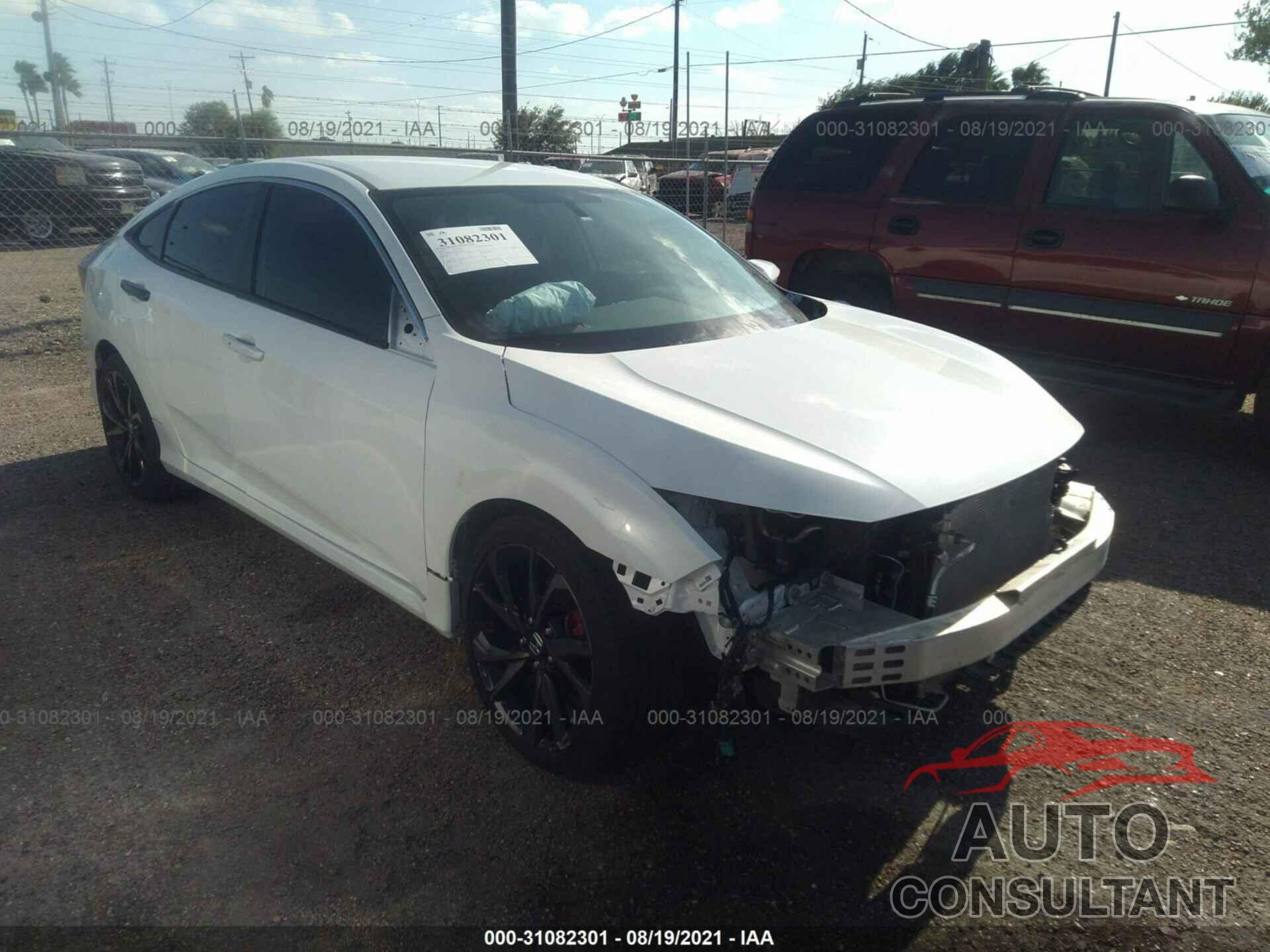 HONDA CIVIC SEDAN 2019 - 19XFC2F86KE050857