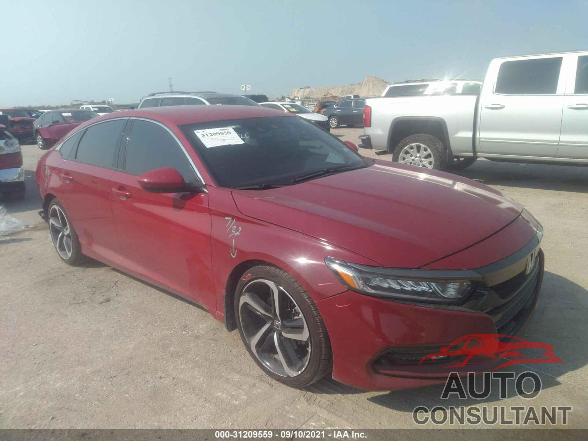 HONDA ACCORD SEDAN 2018 - 1HGCV1F34JA217702