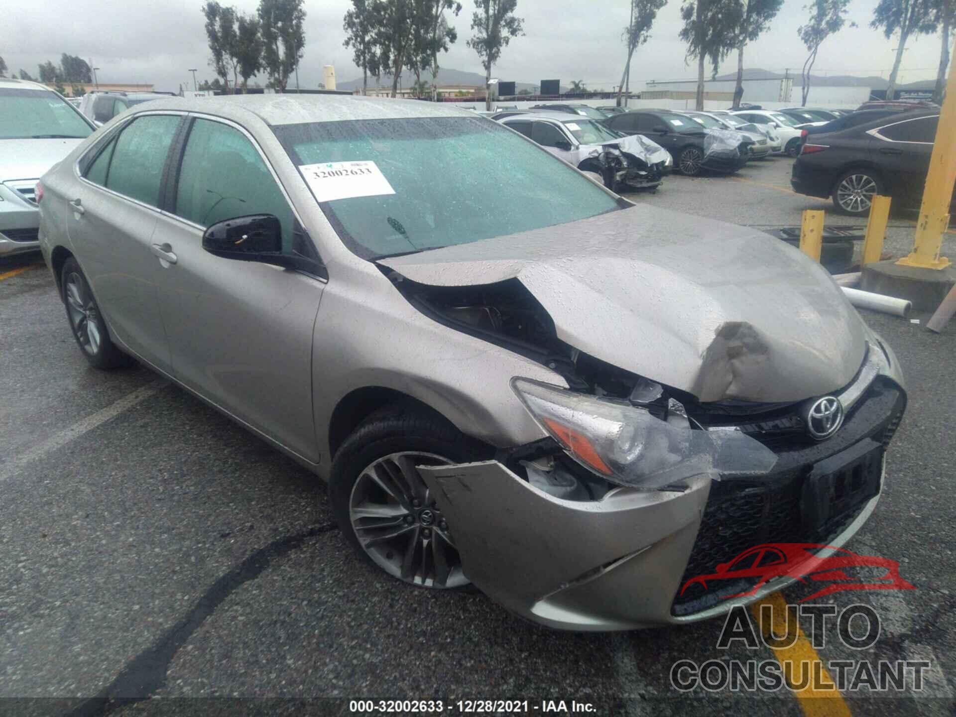 TOYOTA CAMRY 2016 - 4T1BF1FK8GU591117