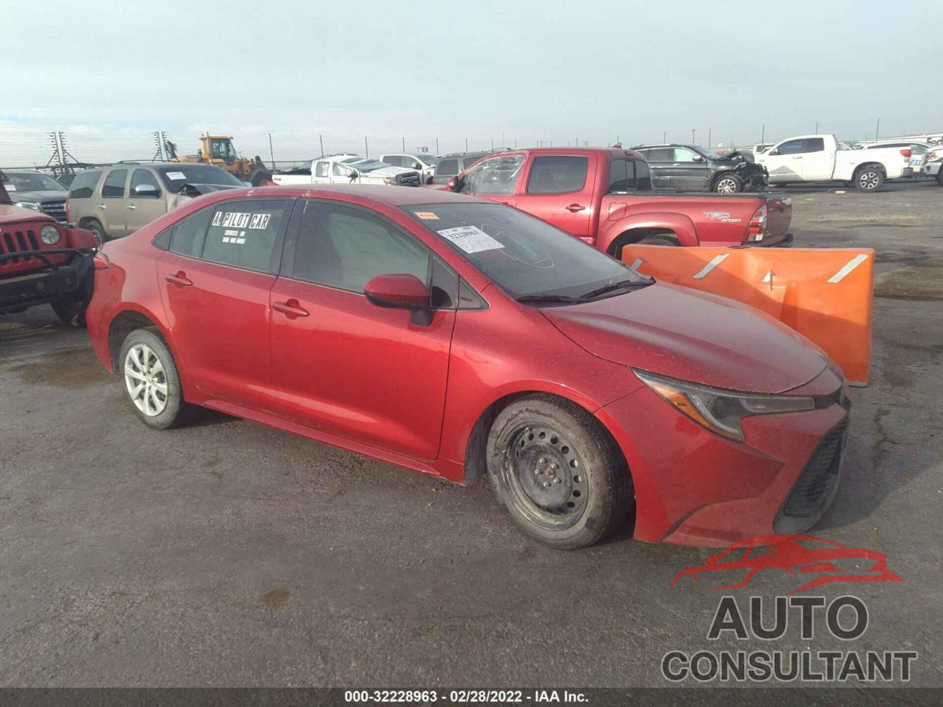 TOYOTA COROLLA 2021 - JTDEPMAE6MJ156532