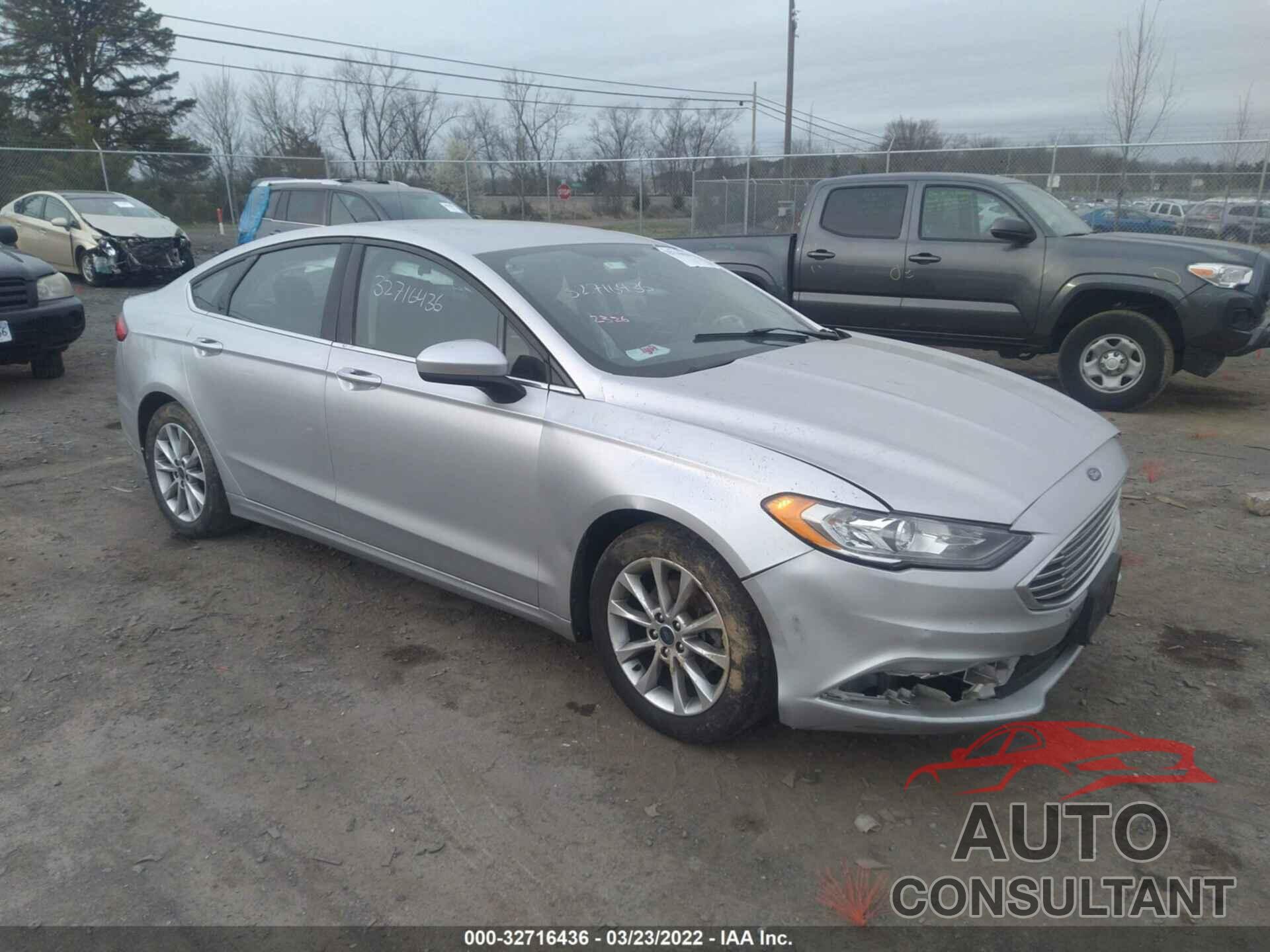 FORD FUSION 2017 - 3FA6P0H7XHR107307