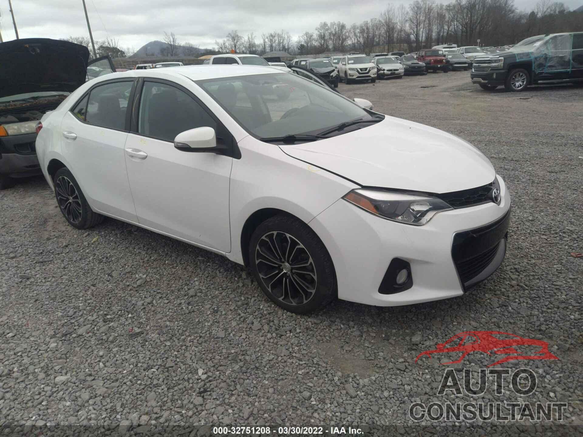 TOYOTA COROLLA 2016 - 2T1BURHE2GC521660