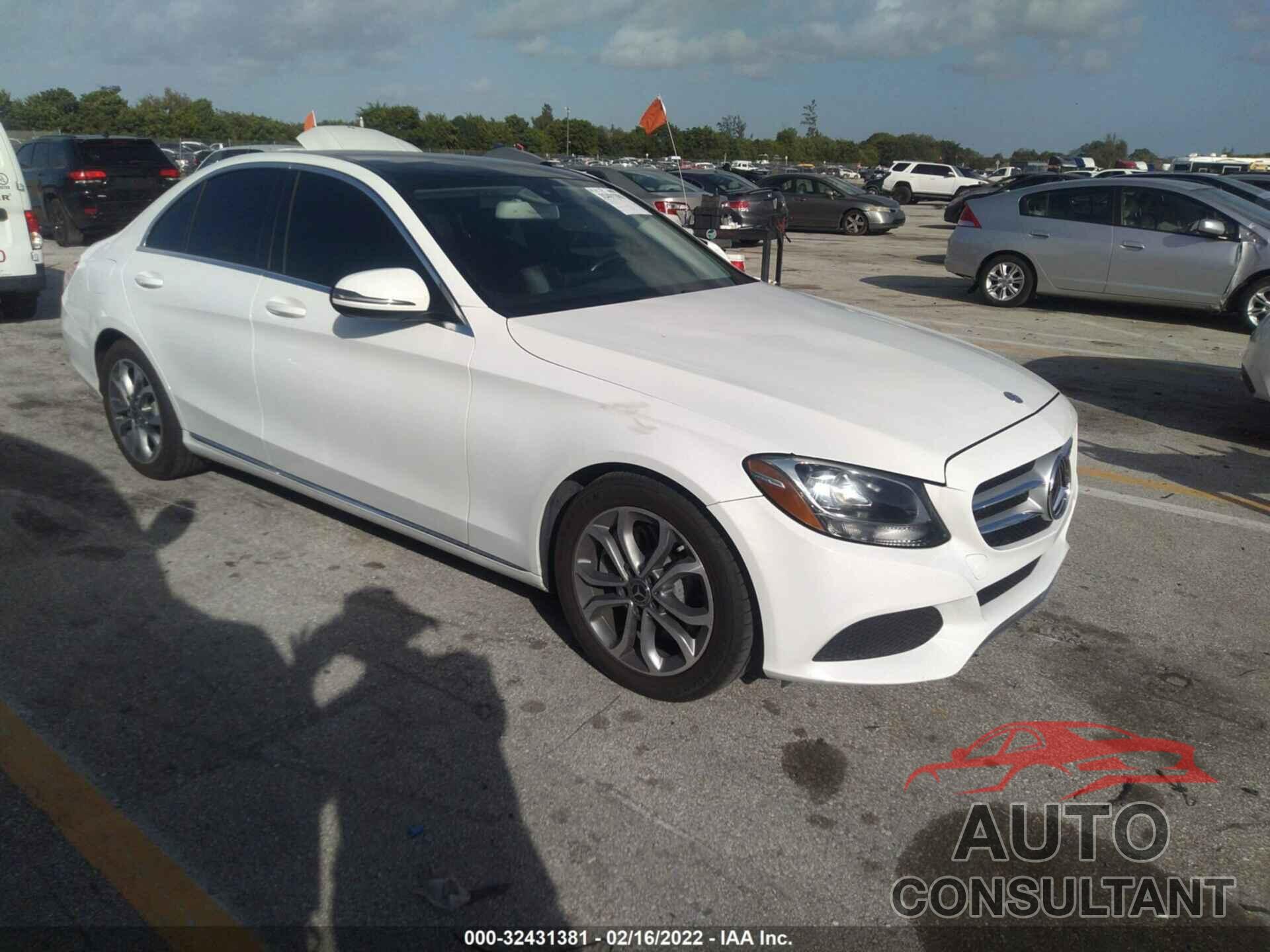 MERCEDES-BENZ C-CLASS 2017 - 55SWF4JB1HU218122