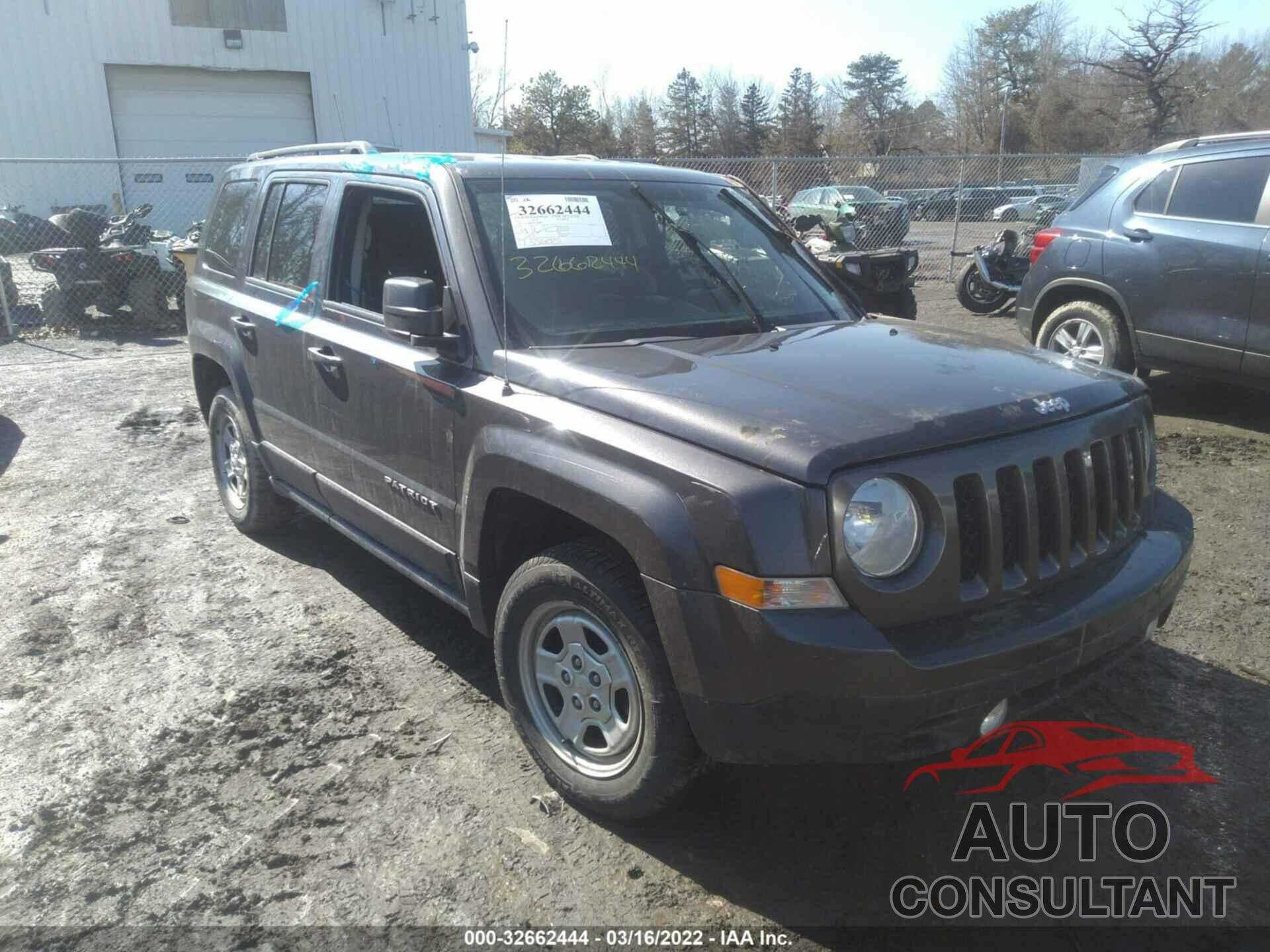 JEEP PATRIOT 2017 - 1C4NJRBB4HD139090