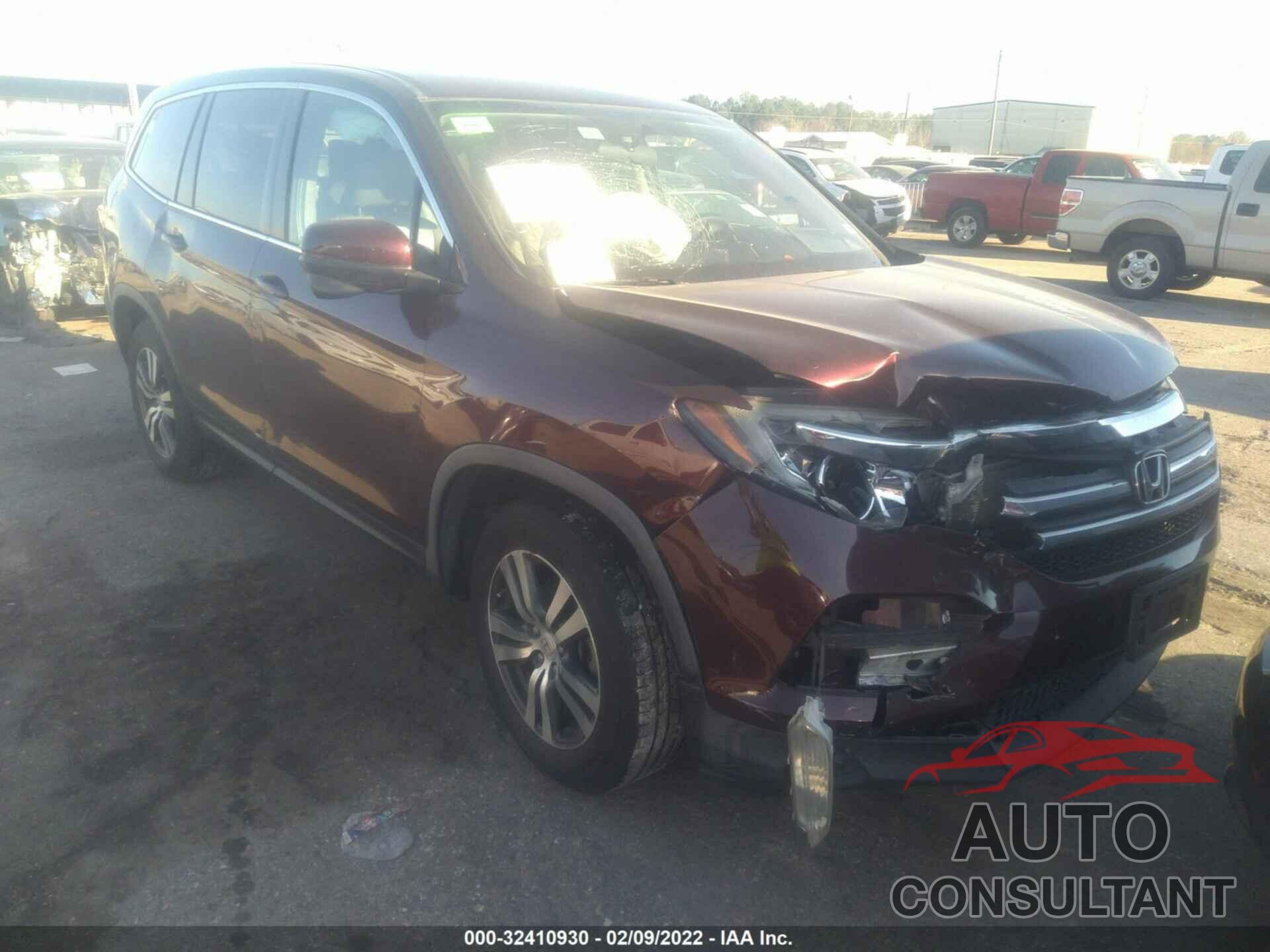 HONDA PILOT 2016 - 5FNYF5H35GB008832