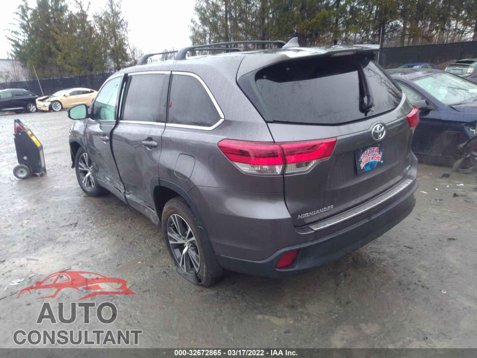 TOYOTA HIGHLANDER 2017 - 5TDBZRFH3HS453652