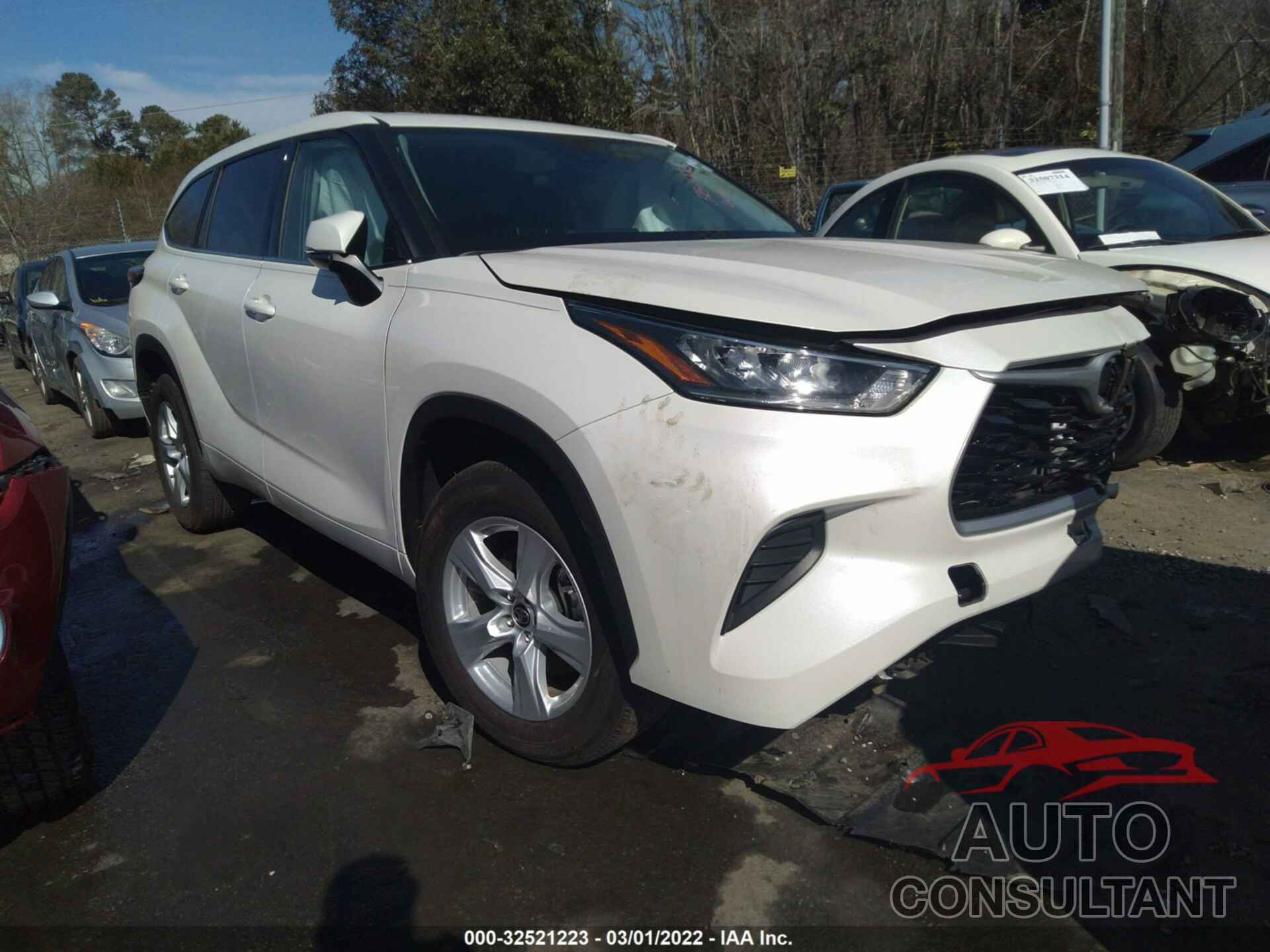 TOYOTA HIGHLANDER 2020 - 5TDCZRAH7LS507149