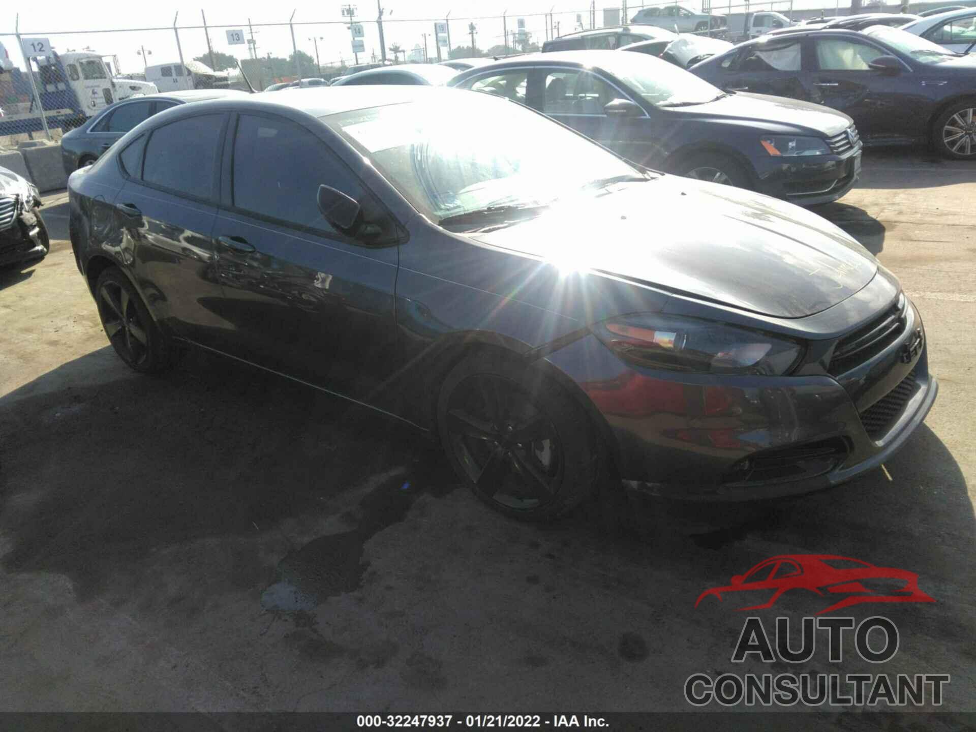 DODGE DART 2016 - 1C3CDFBB0GD592607