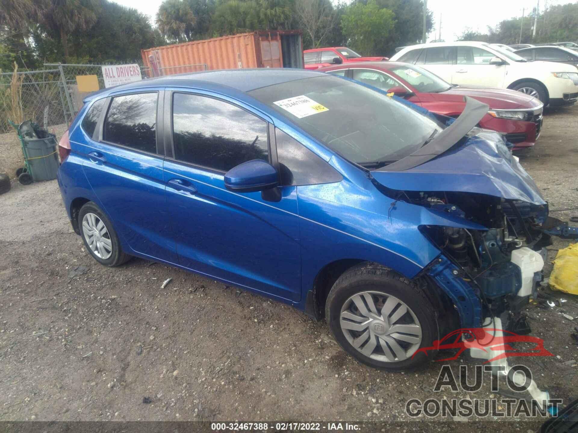 HONDA FIT 2016 - JHMGK5H52GS008281