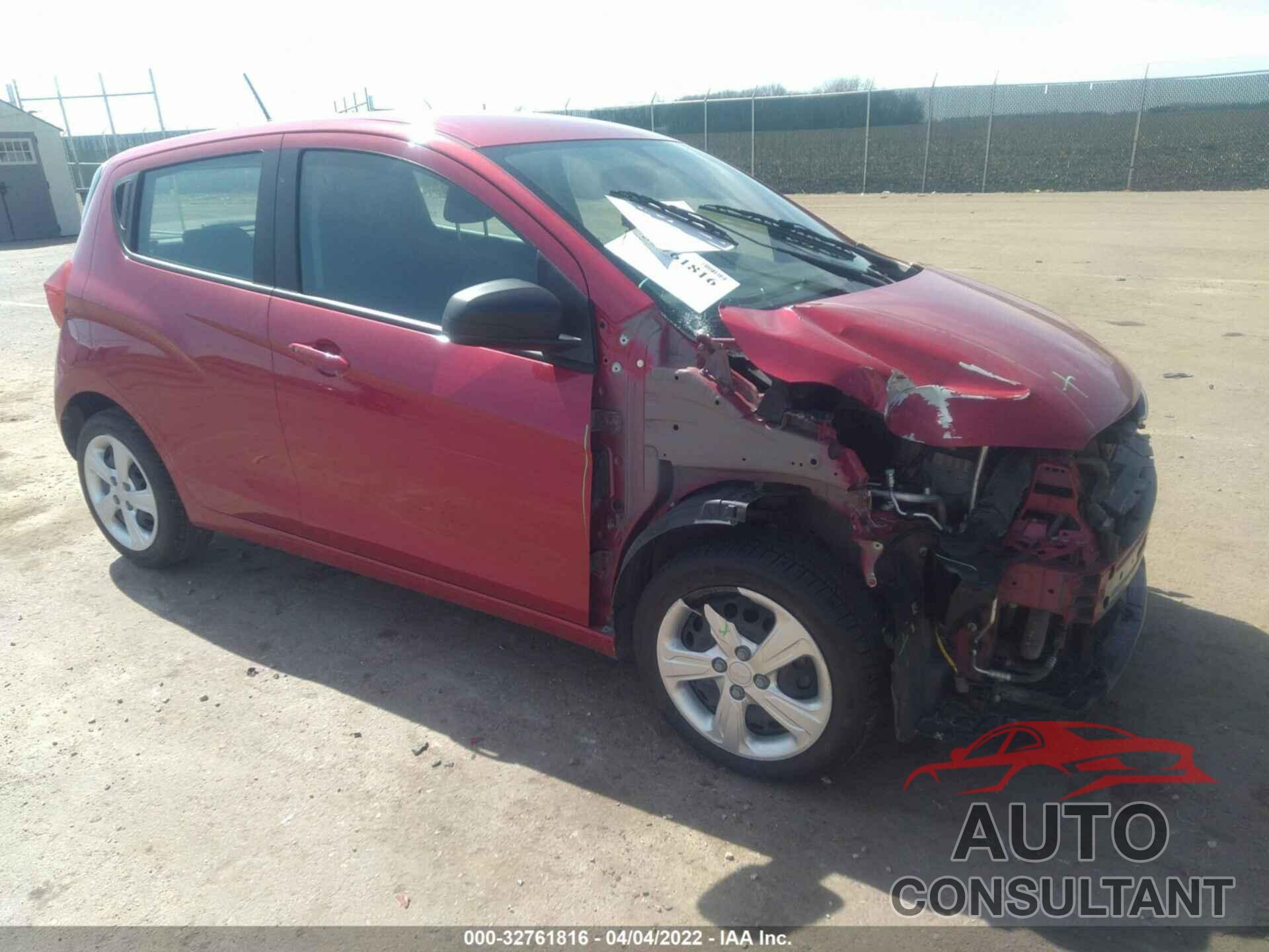 CHEVROLET SPARK 2019 - KL8CB6SA8KC815637