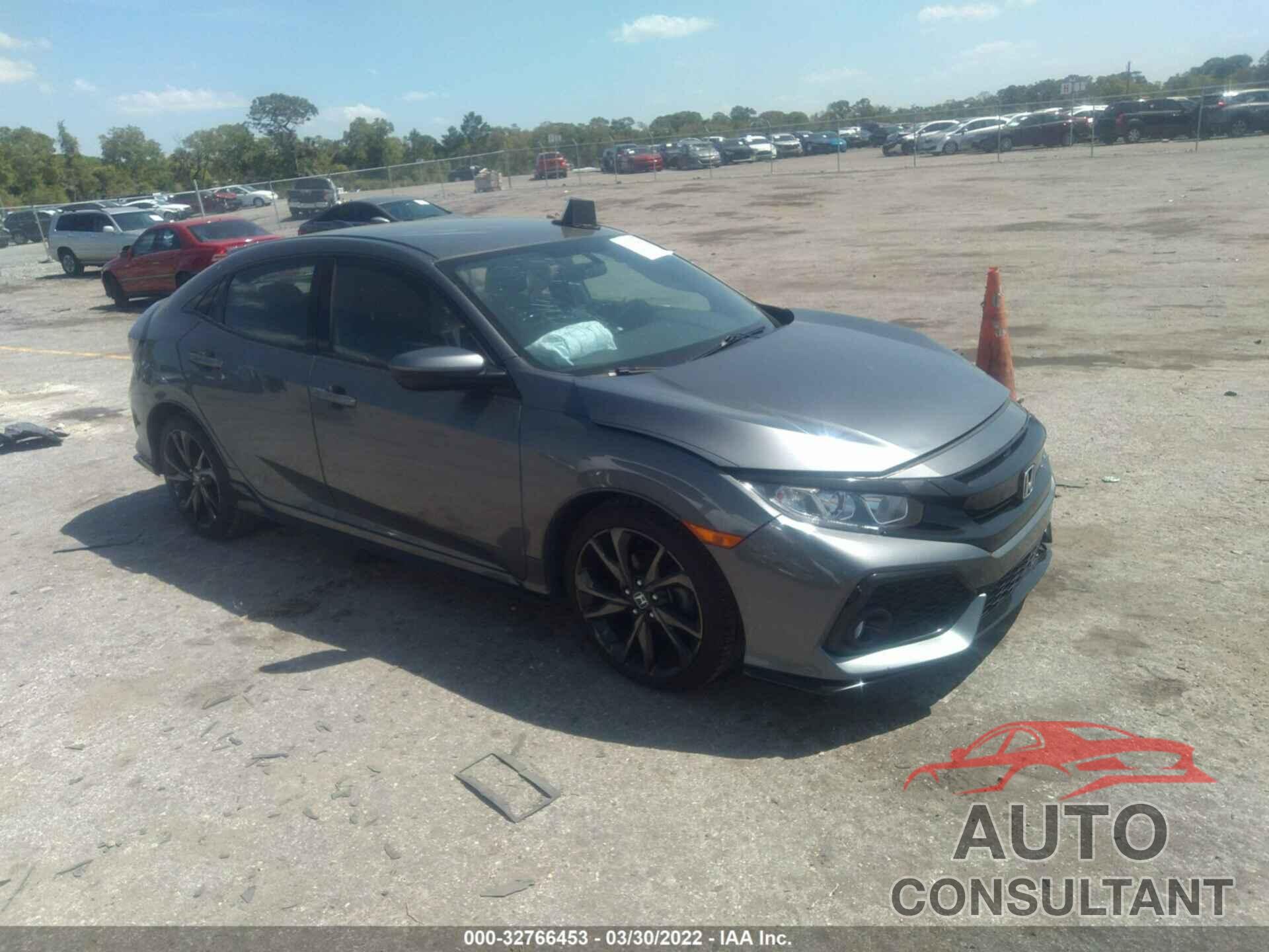 HONDA CIVIC HATCHBACK 2017 - SHHFK7H45HU209637