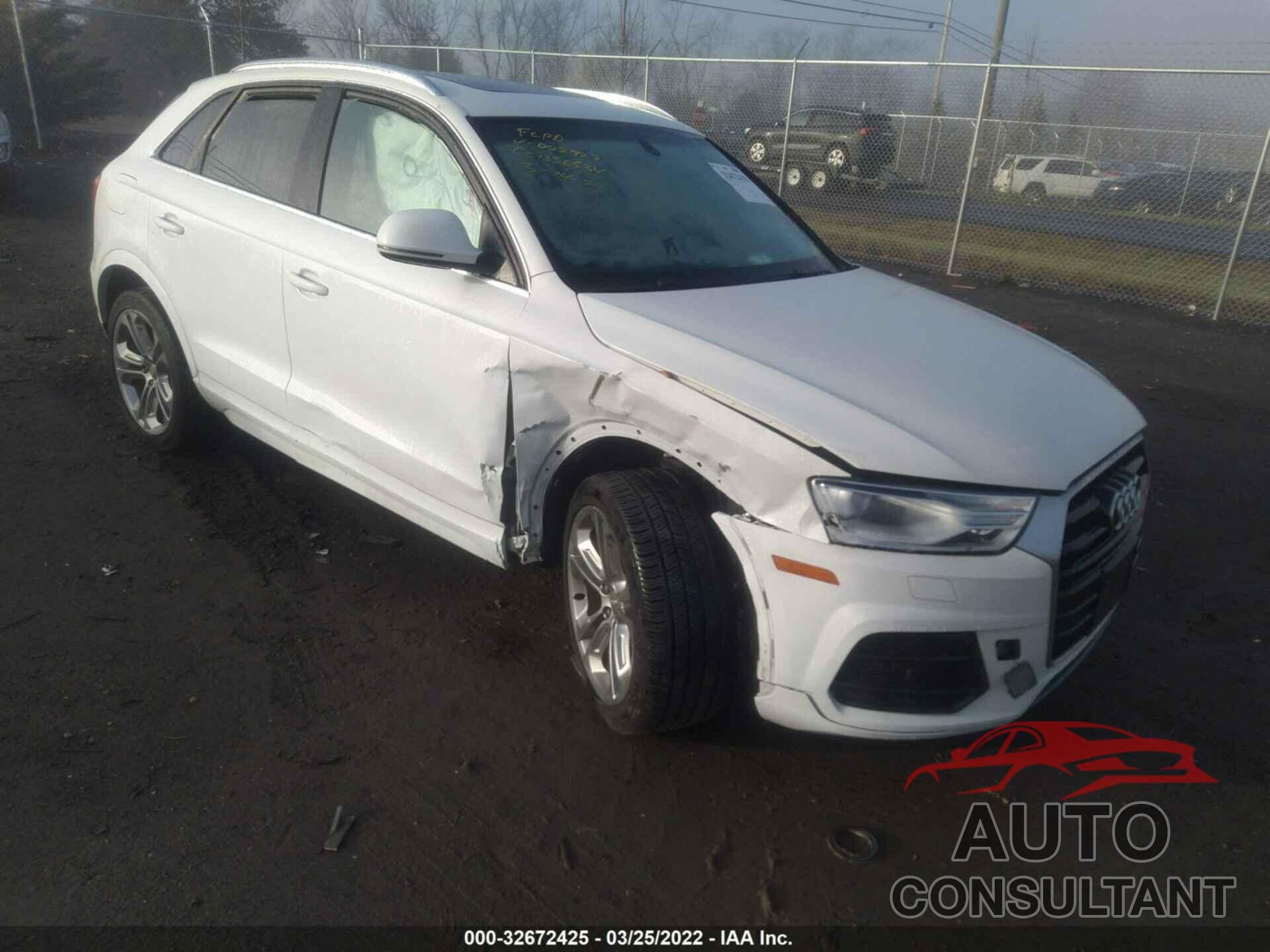 AUDI Q3 2017 - WA1JCCFSXHR002927