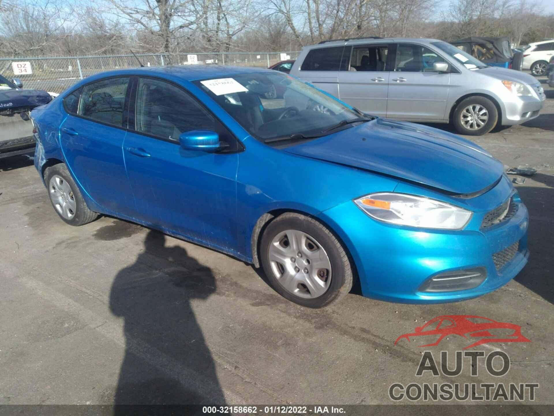 DODGE DART 2016 - 1C3CDFAA5GD539796