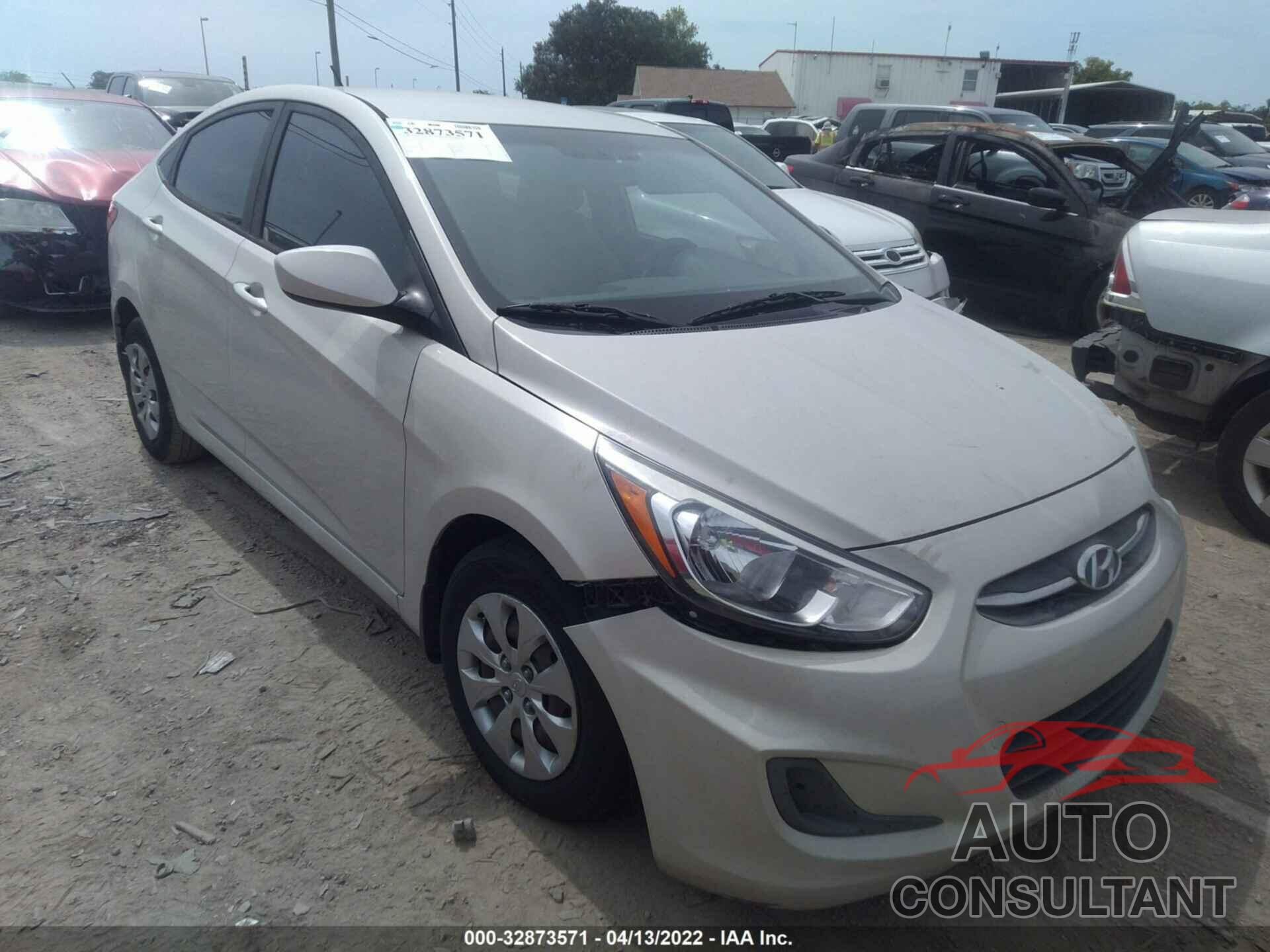 HYUNDAI ACCENT 2016 - KMHCT4AE8GU125607