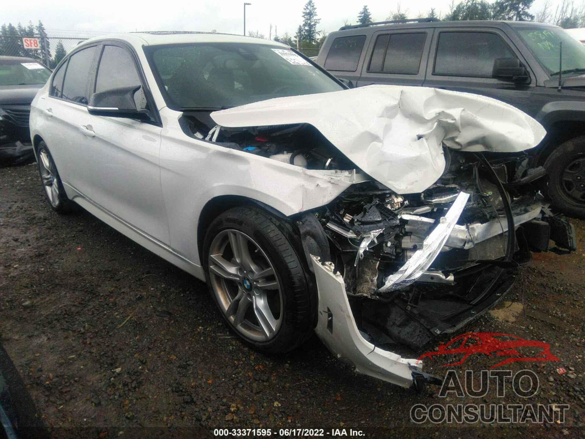 BMW 3 SERIES 2017 - WBA8B7G38HNU38282