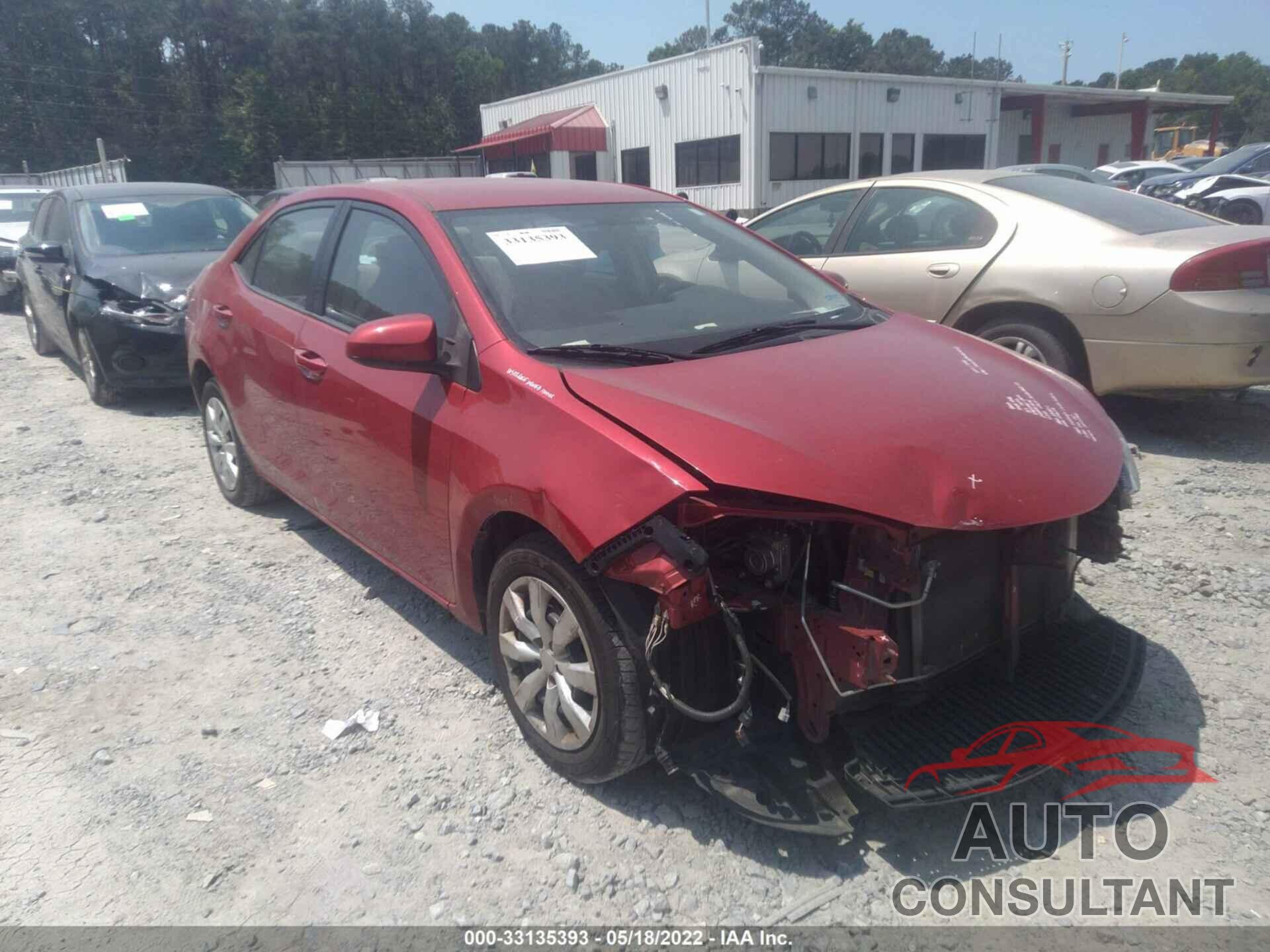 TOYOTA COROLLA 2016 - 2T1BURHEXGC710220