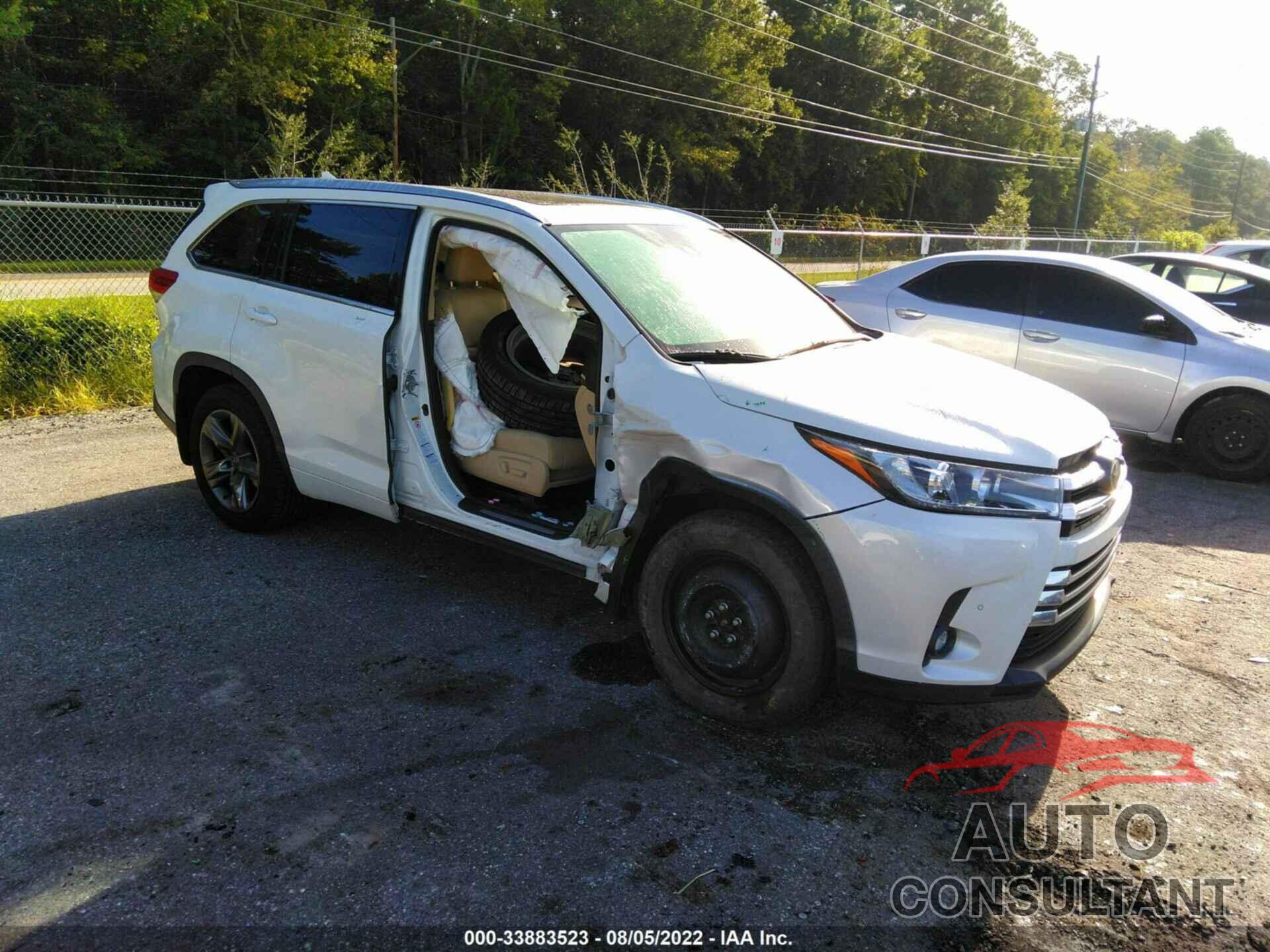 TOYOTA HIGHLANDER 2019 - 5TDDZRFH8KS982398