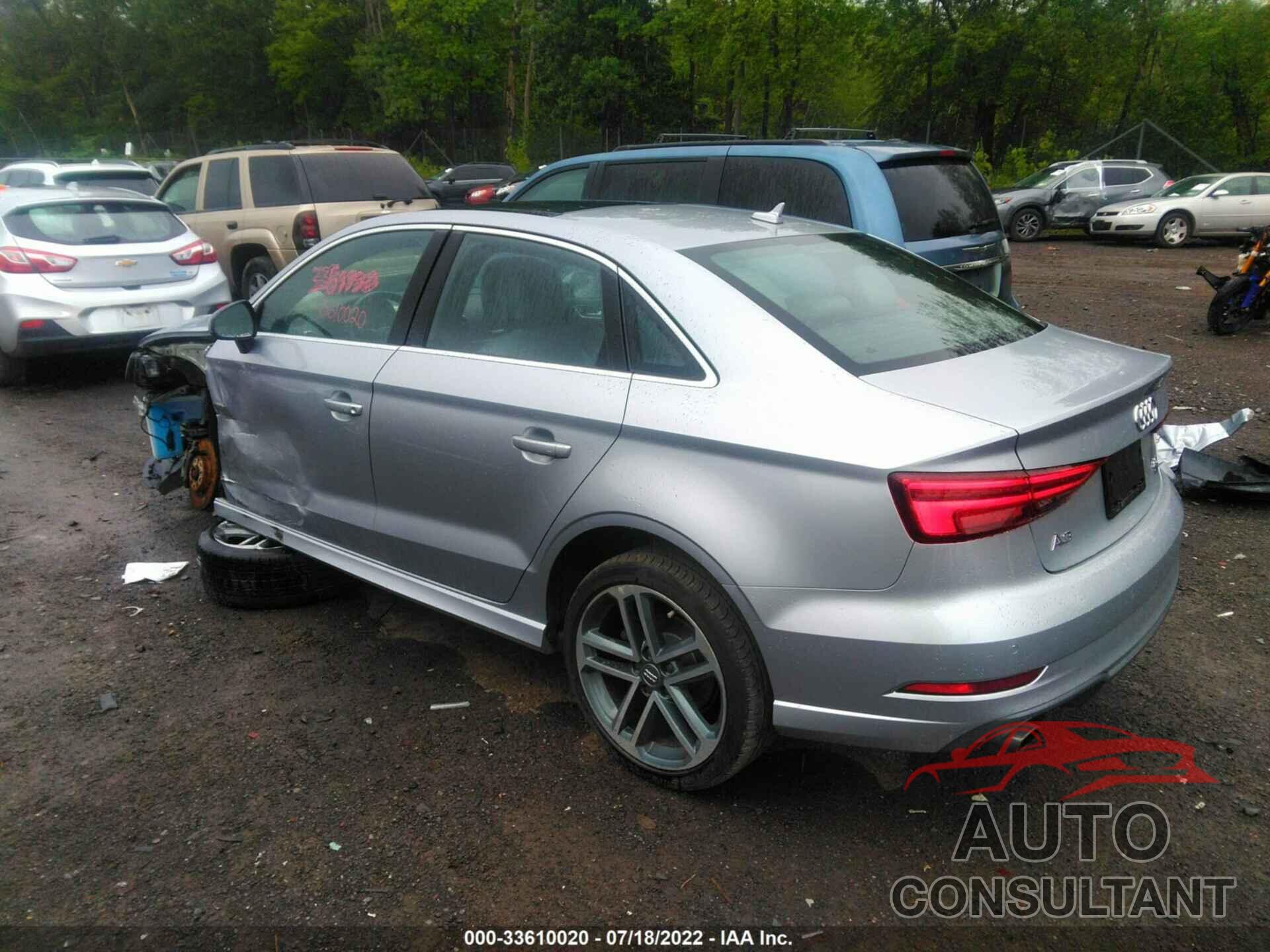 AUDI A3 SEDAN 2017 - WAUK8GFF4H1049632