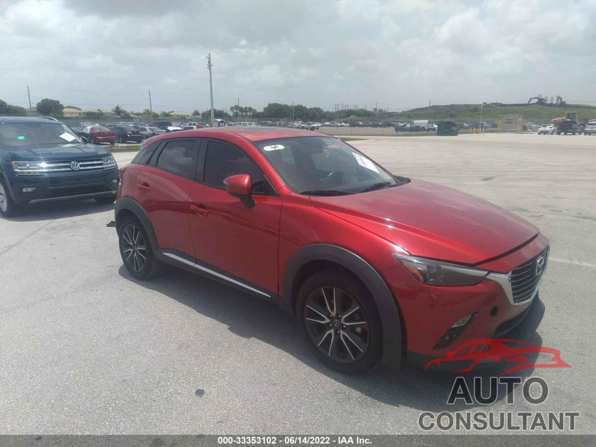 MAZDA CX-3 2016 - JM1DKBD75G0124192