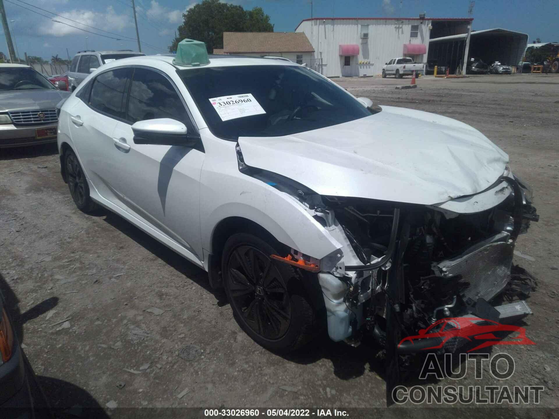 HONDA CIVIC HATCHBACK 2018 - SHHFK7H58JU222977