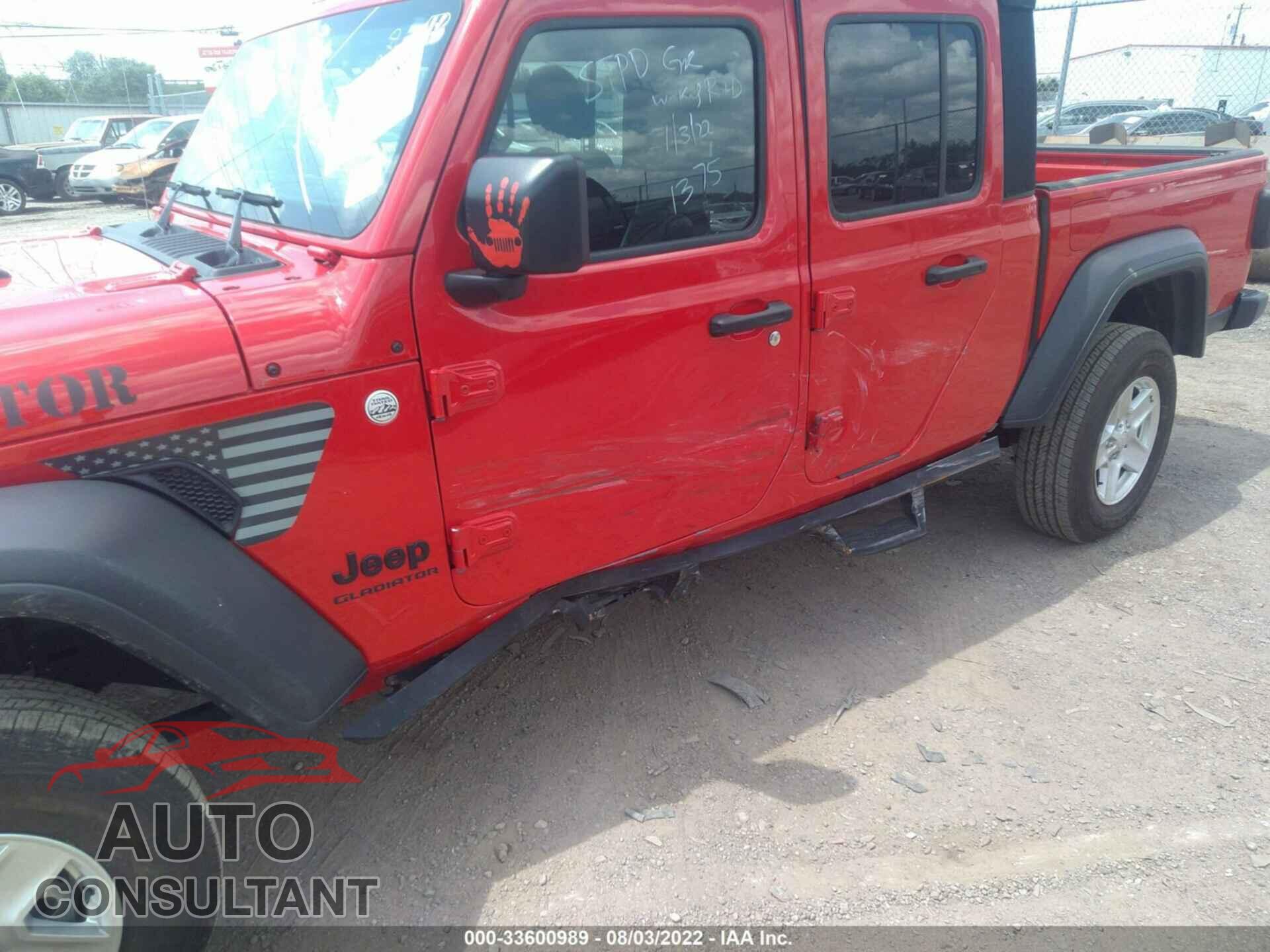 JEEP GLADIATOR 2020 - 1C6HJTAG6LL131375