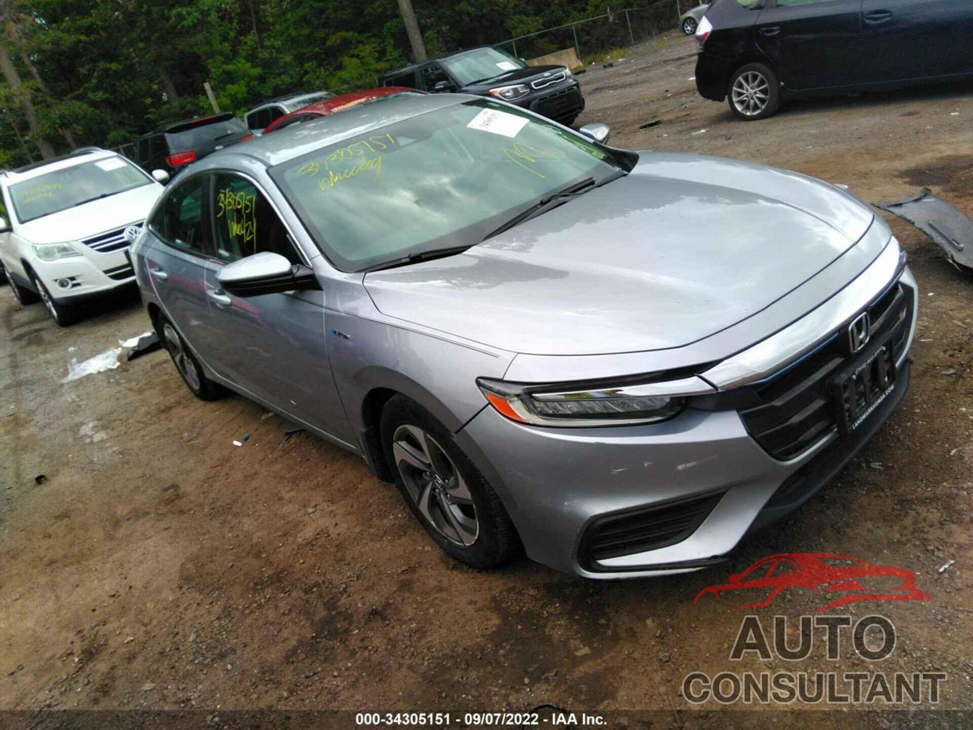 HONDA INSIGHT 2019 - 19XZE4F12KE019174