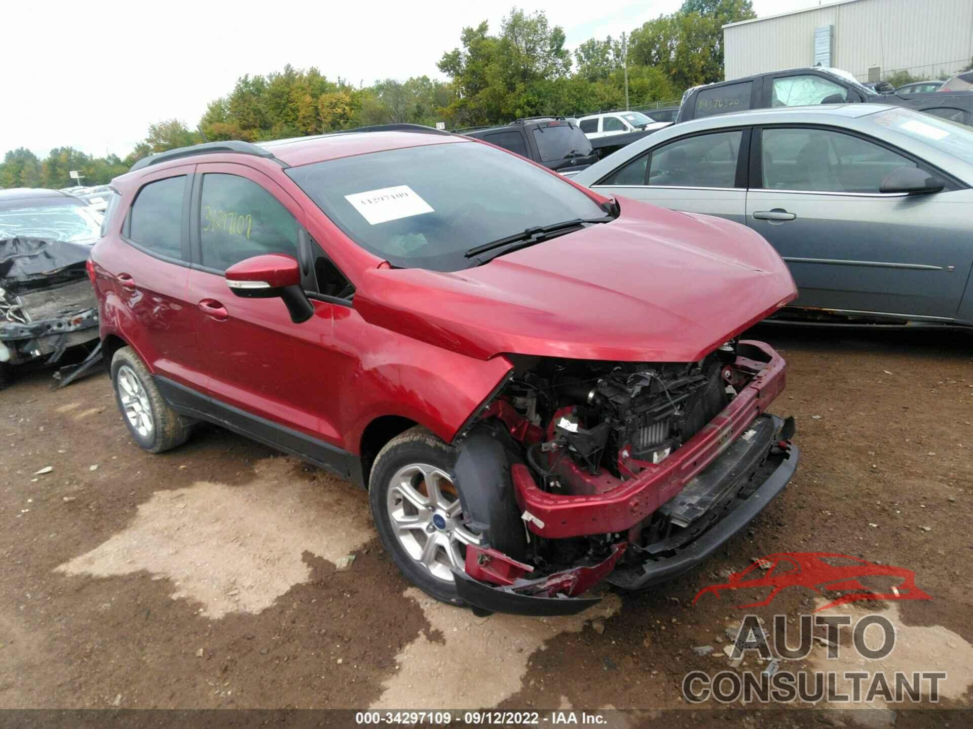 FORD ECOSPORT 2018 - MAJ3P1TE9JC242099