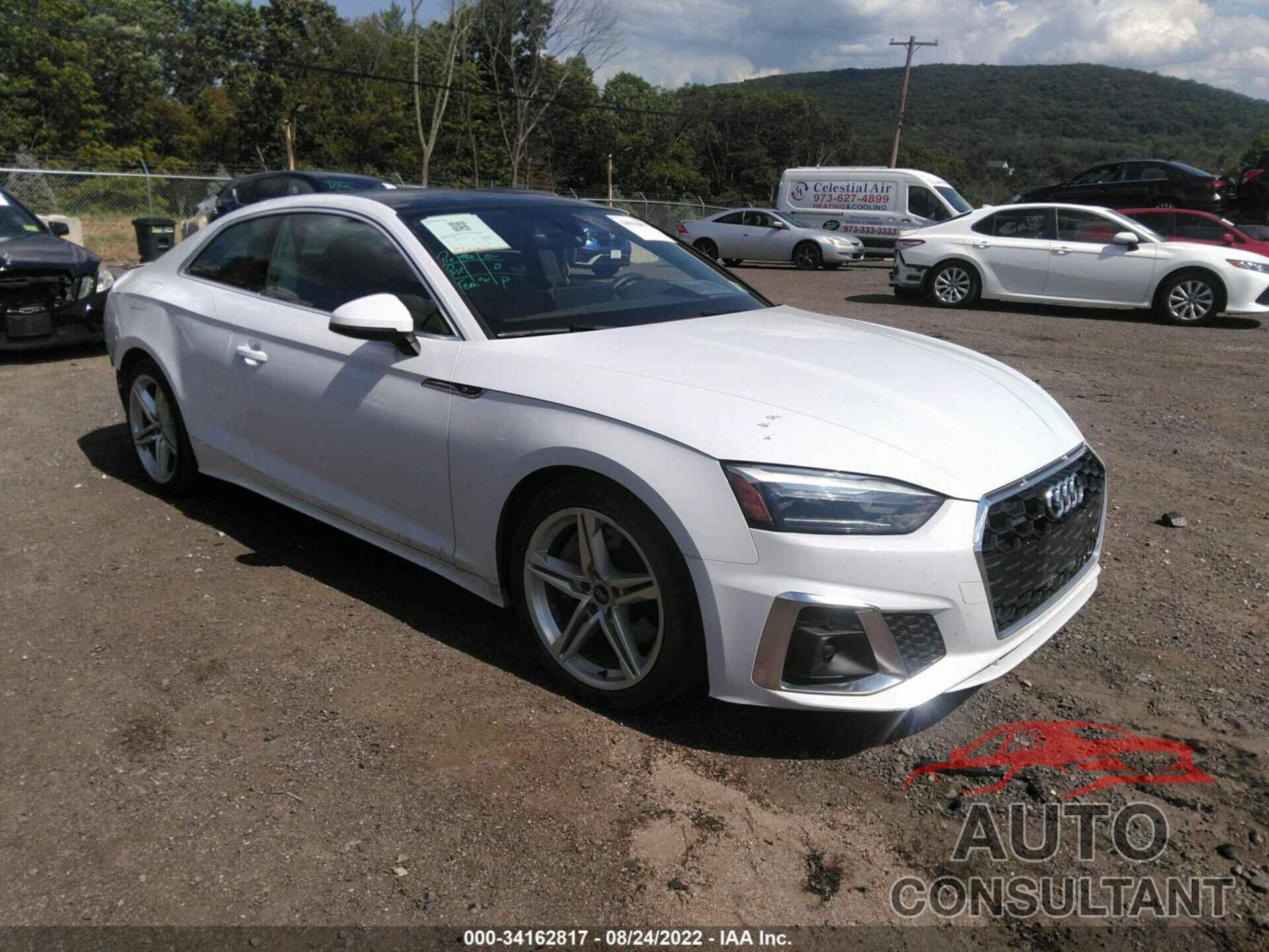 AUDI A5 COUPE 2021 - WAUSAAF56MA040188