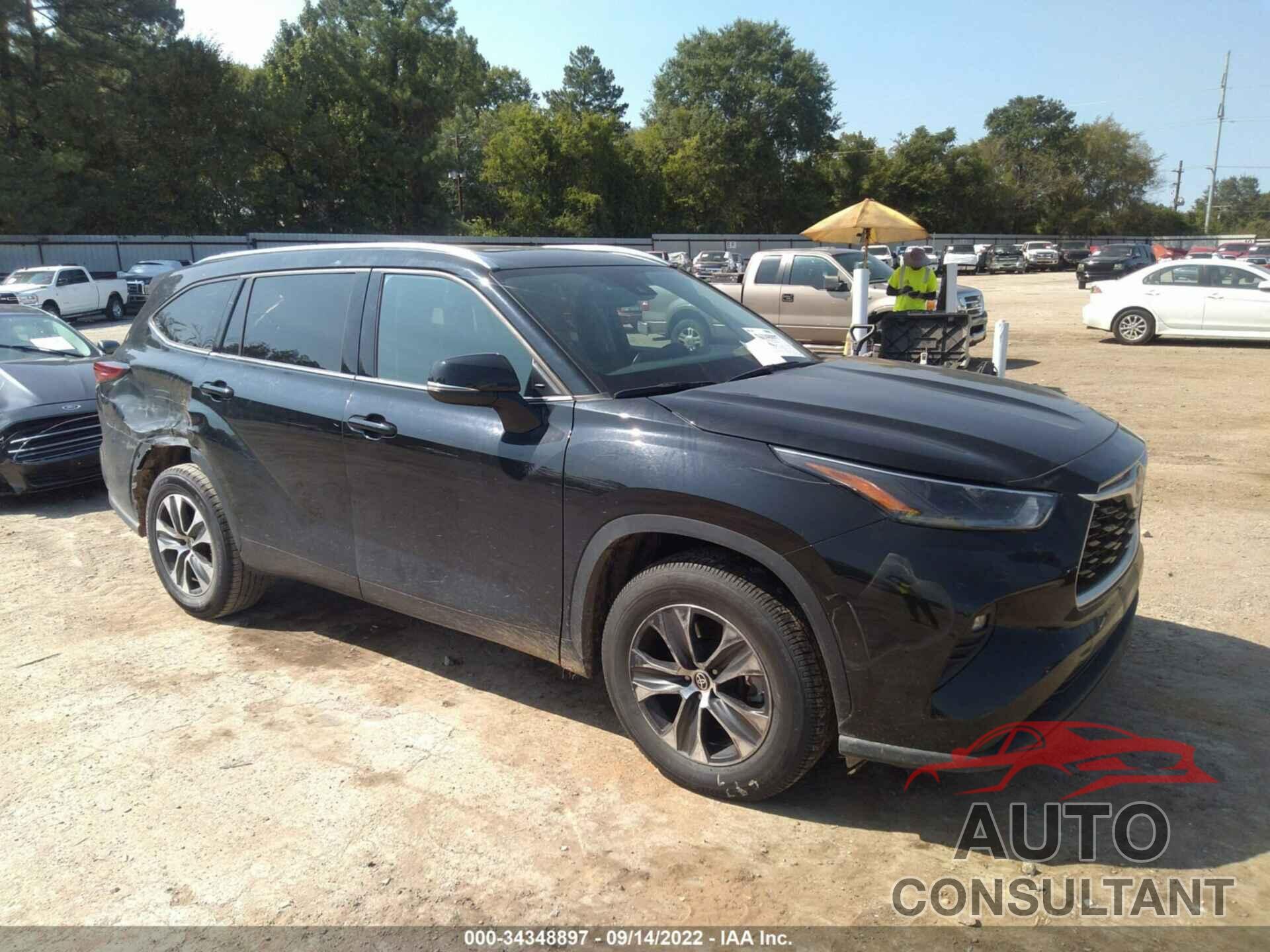 TOYOTA HIGHLANDER 2021 - 5TDGZRAH6MS040437