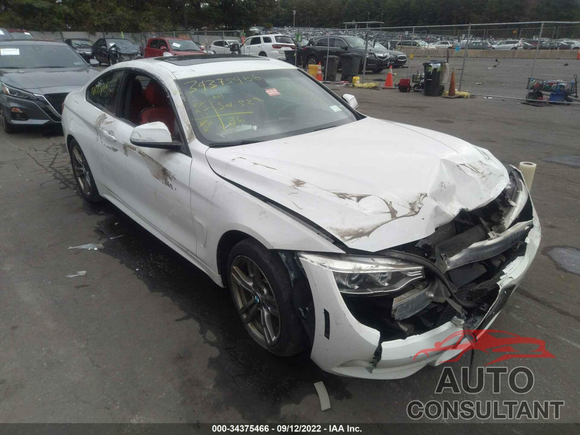 BMW 4 SERIES 2017 - WBA4R9C58HK680584