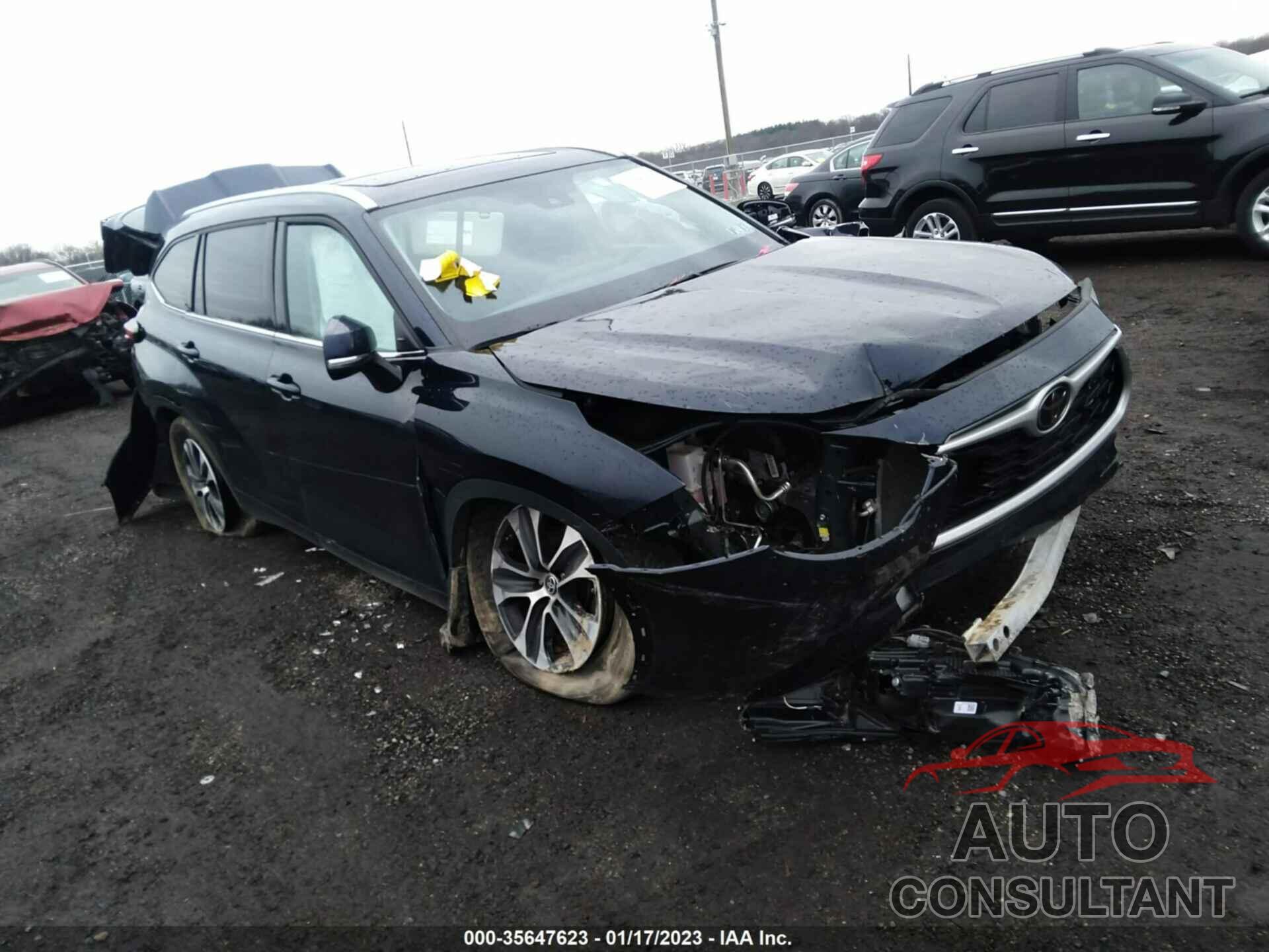TOYOTA HIGHLANDER 2021 - 5TDGZRBH0MS156604
