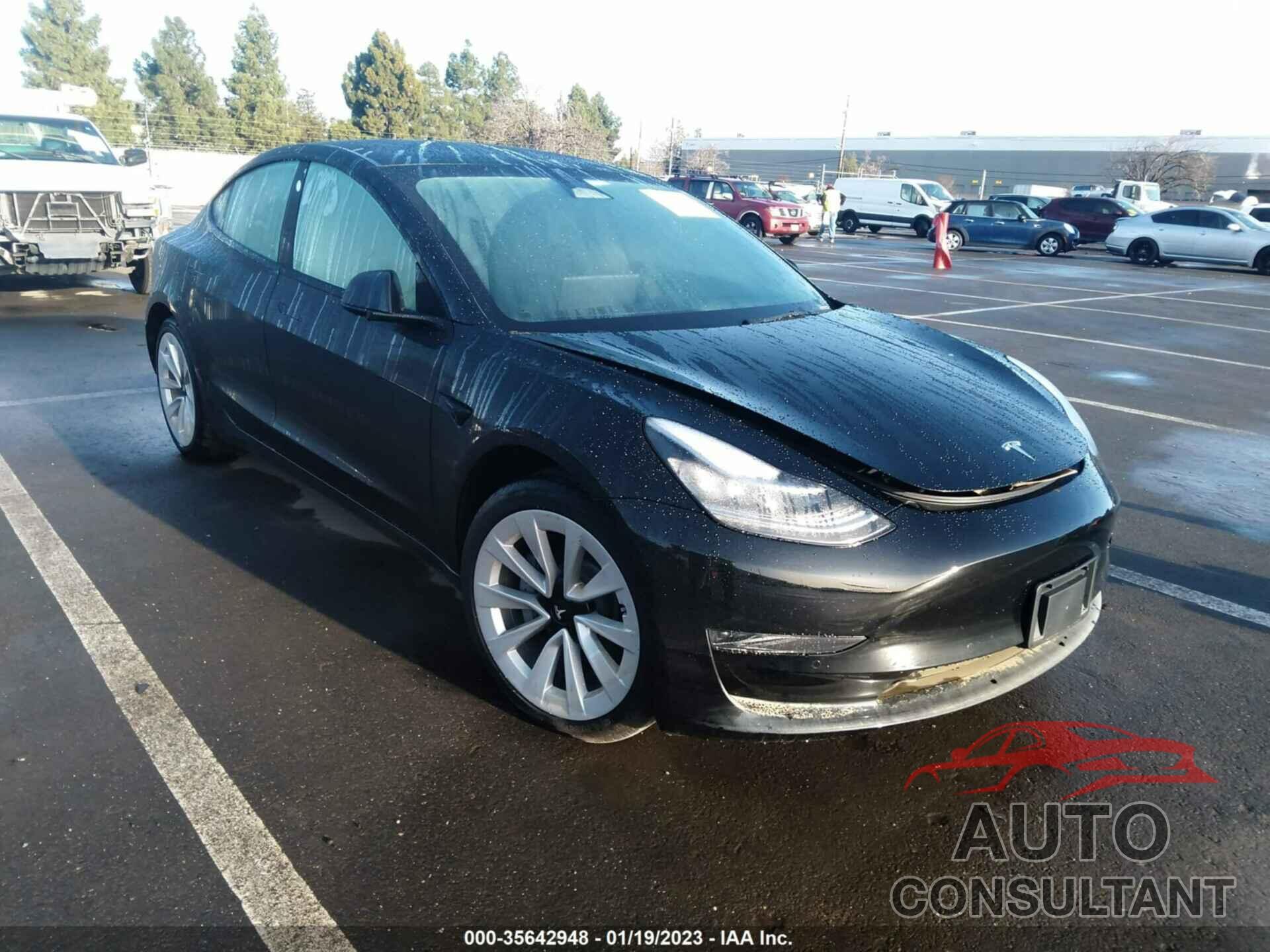 TESLA MODEL 3 2022 - 5YJ3E1EA7NF296827
